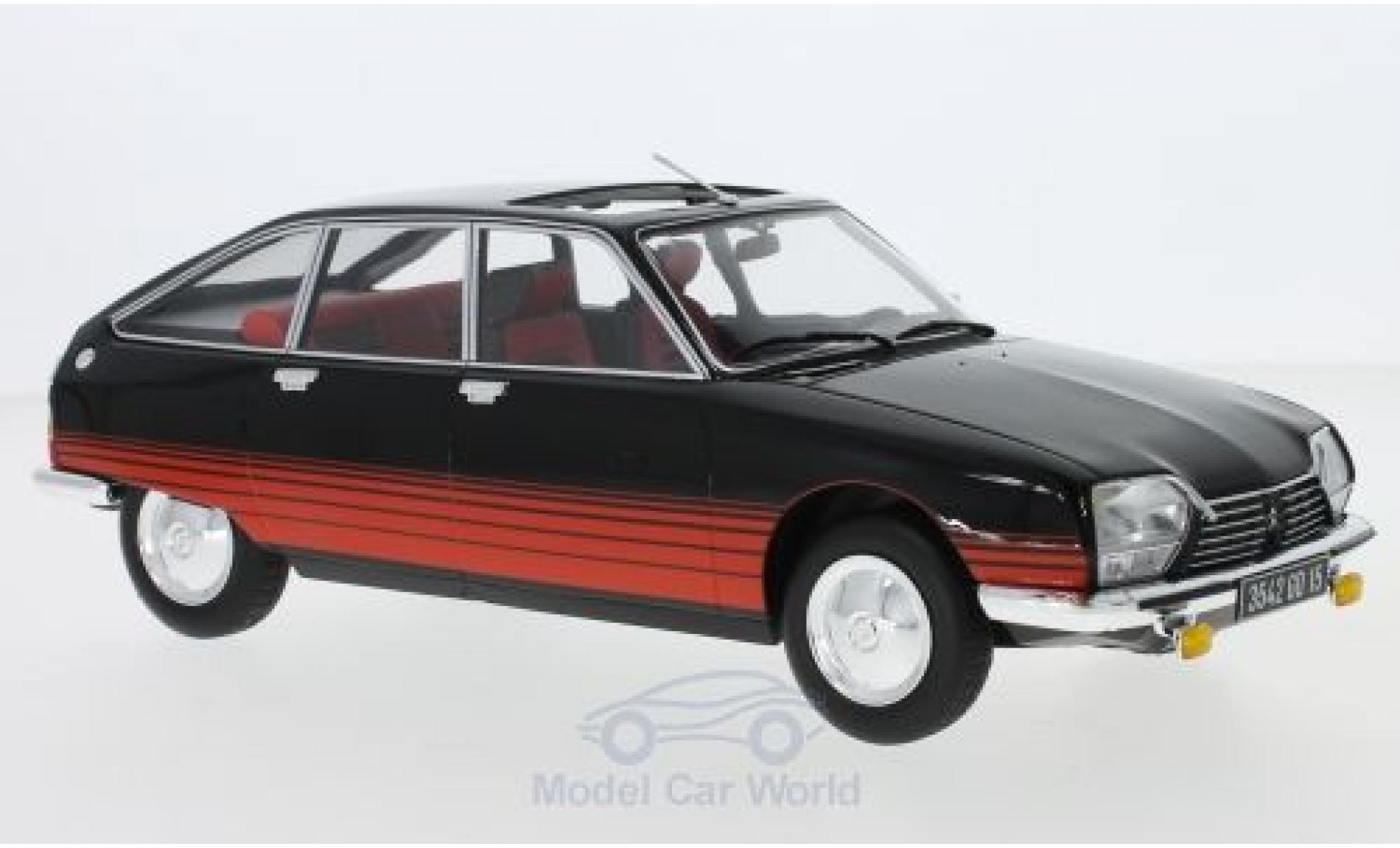 Citroen GS 1/18 Norev Basalte black/red 1978 diecast model cars