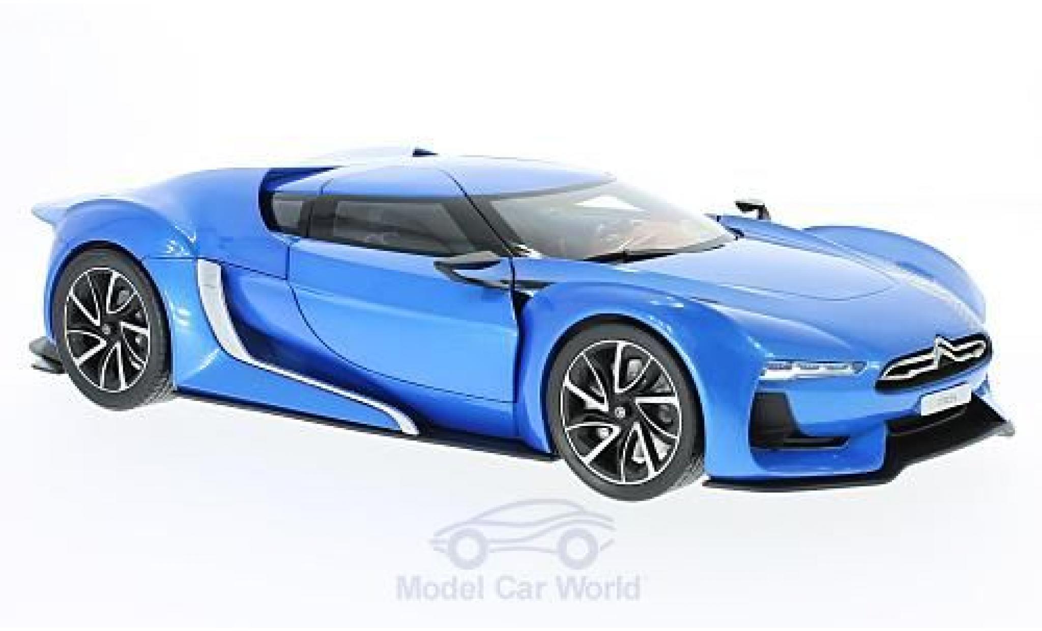 Citroen GT 1/18 Norev metallic blue 2008 diecast model cars