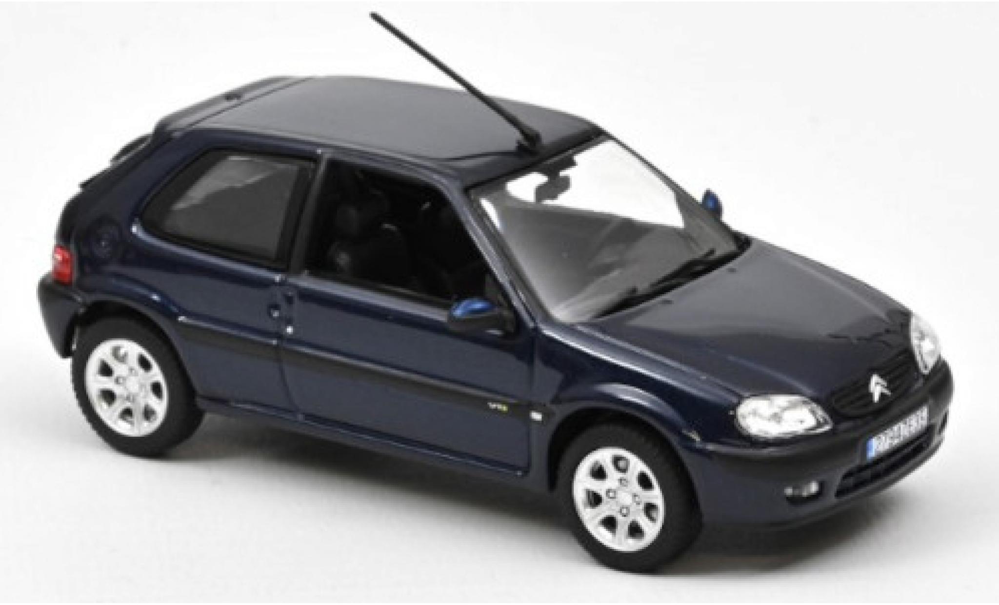 Citroen Saxo 1/43 Norev VTS blue 2000 diecast model cars
