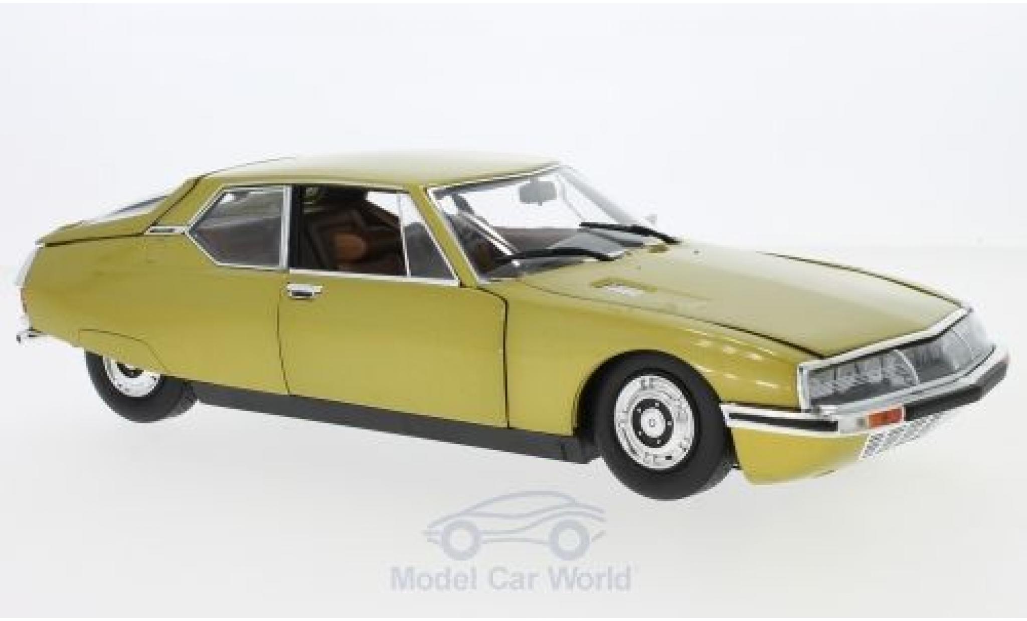 Citroen SM 1/18 Norev gold 1971 diecast model cars