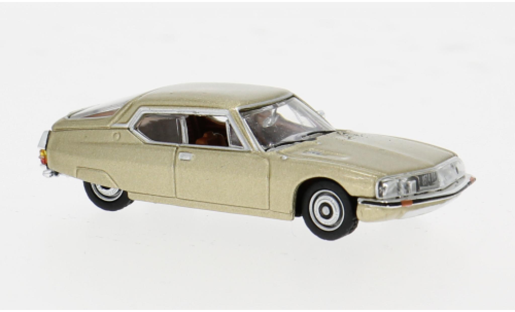 Citroen SM 1/87 Norev metallise beige 1972 1:87 diecast model cars