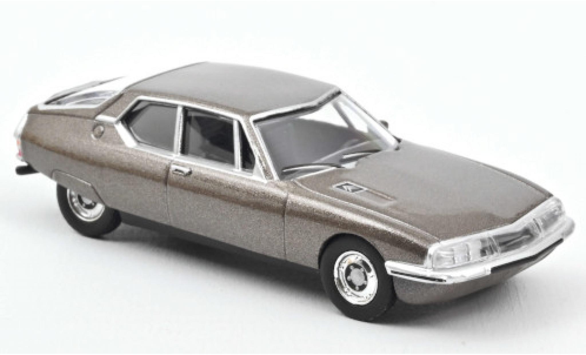 Citroen SM 1/64 Norev metallic brown 1972 diecast model cars