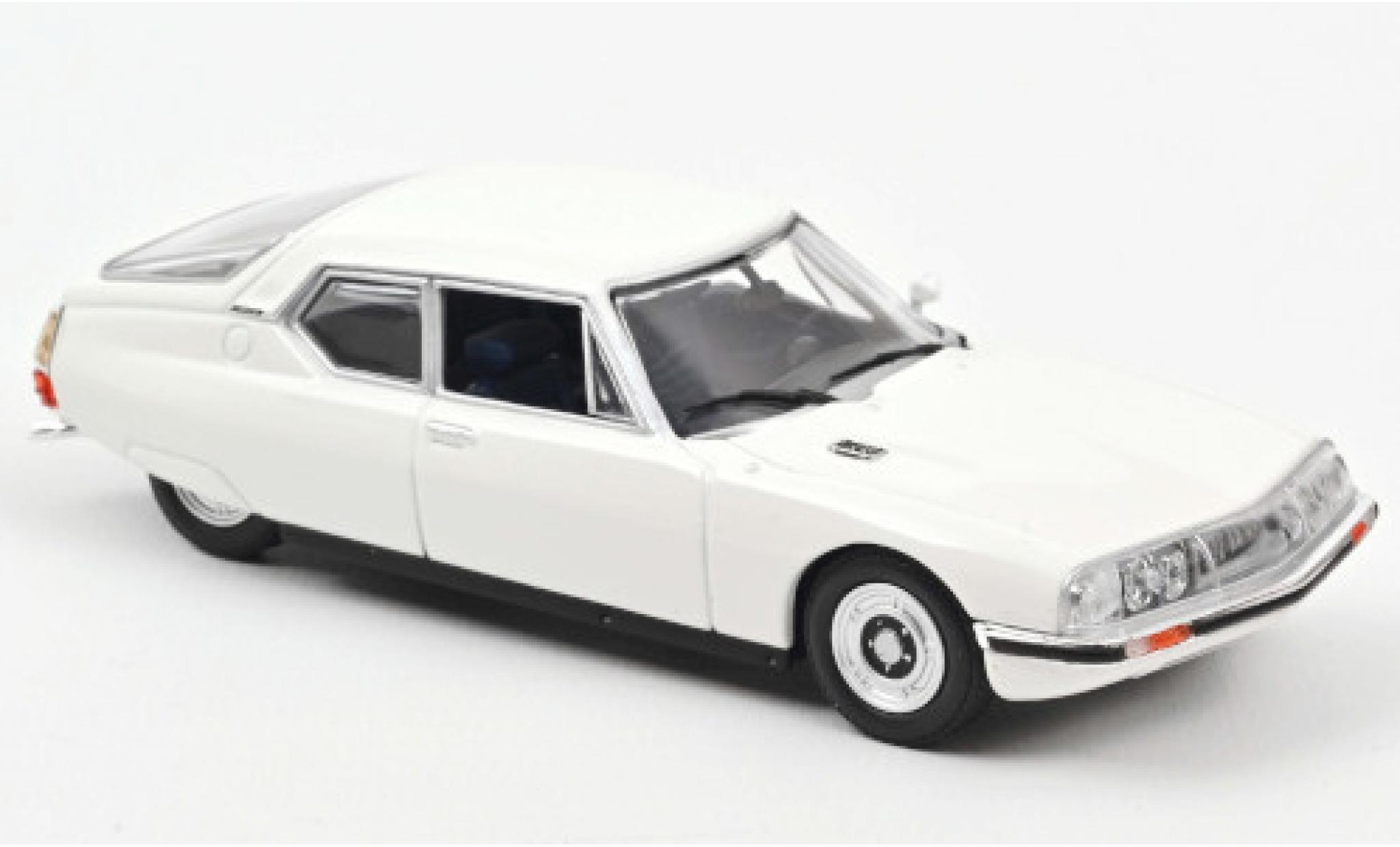 Citroen SM 1/43 Norev white 1970 diecast model cars