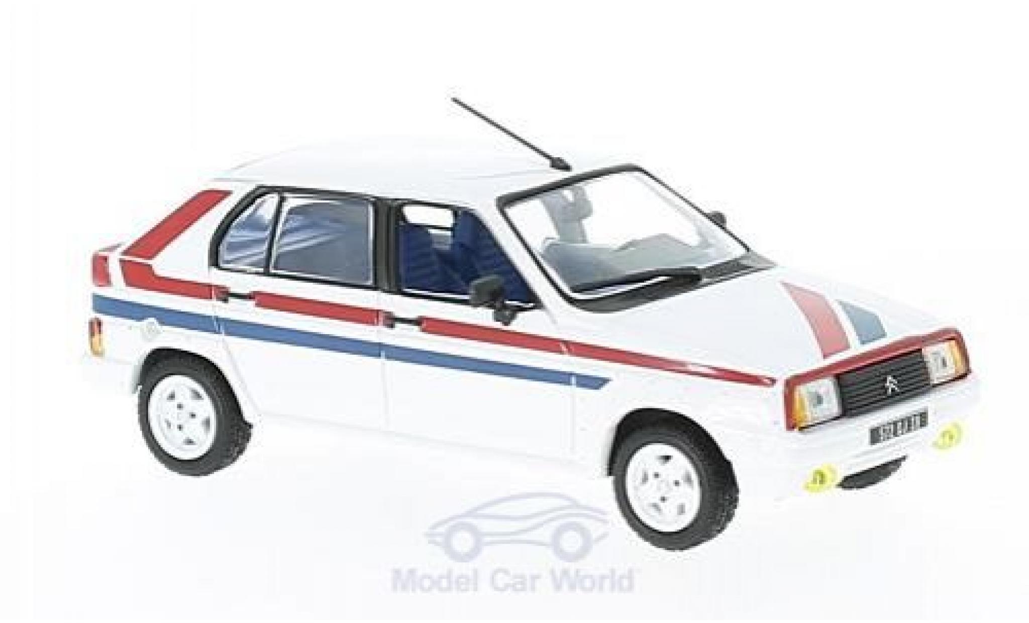 Citroen Visa 1/43 Norev II Chrono white/Dekor 1982 diecast model cars