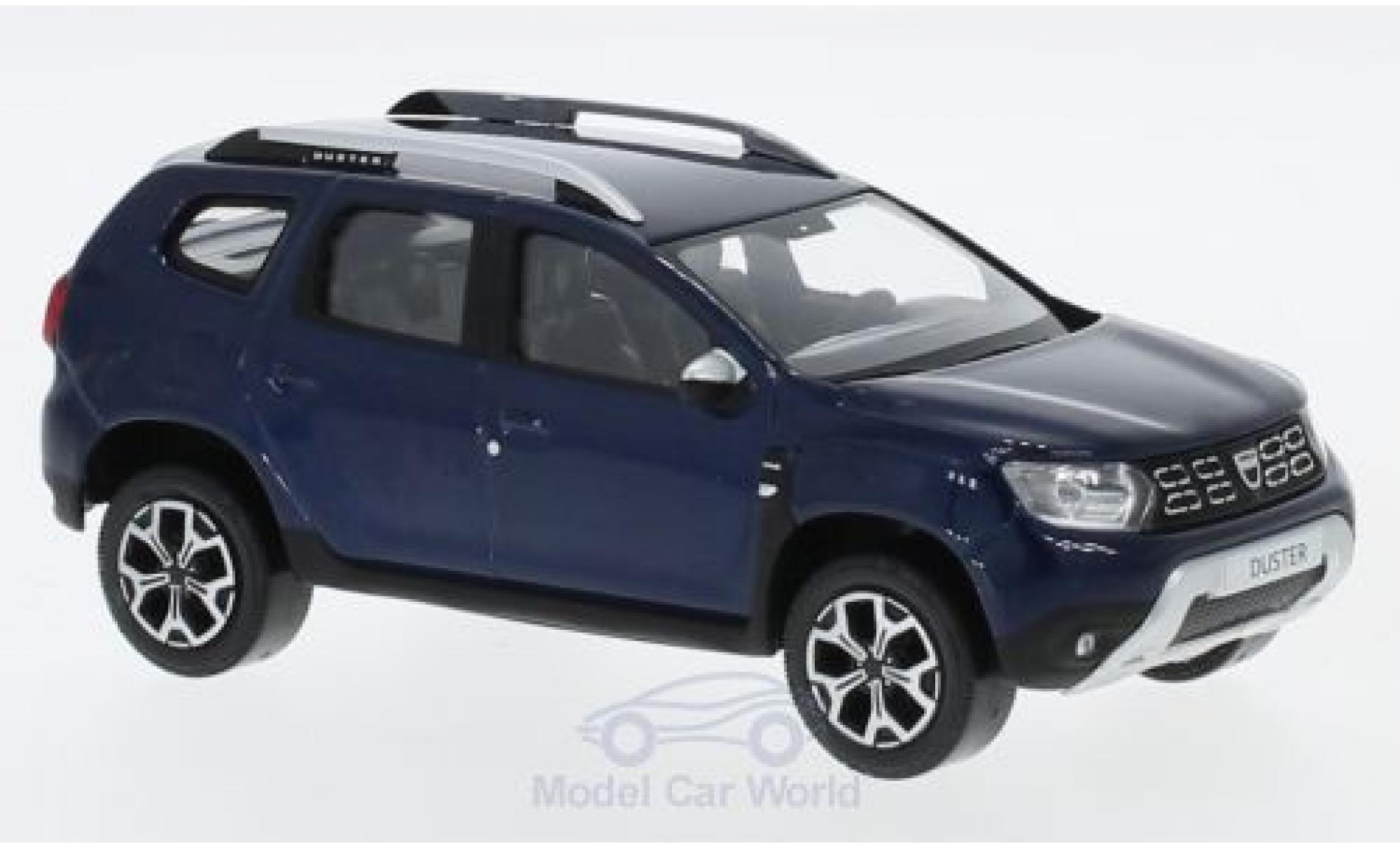 Dacia Duster 1/43 Norev metallic blue 2018 diecast model cars