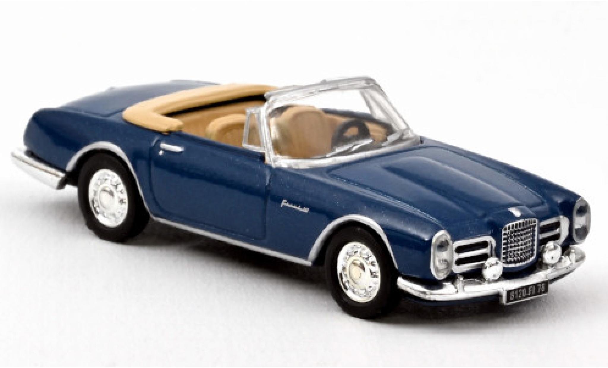 Facel Vega II 1/87 Norev I Convertible metallic blue 1963 diecast model cars