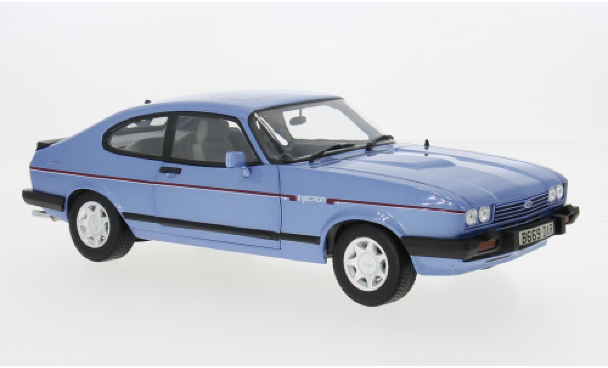 Ford Capri 1/18 Norev MK III 2.8 Injection metallise blue 1984 1:18 diecast model cars