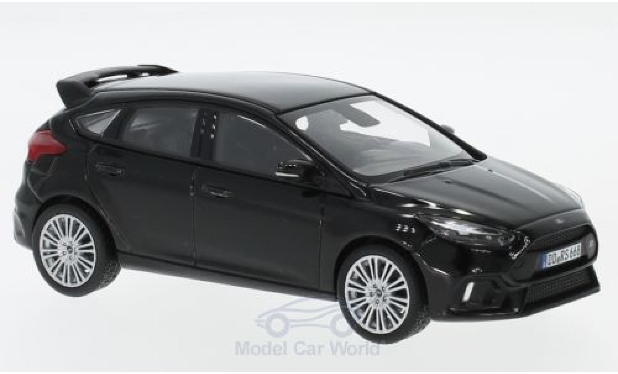Ford Focus RS 1/43 Norev MK III RS black 2016 diecast model cars