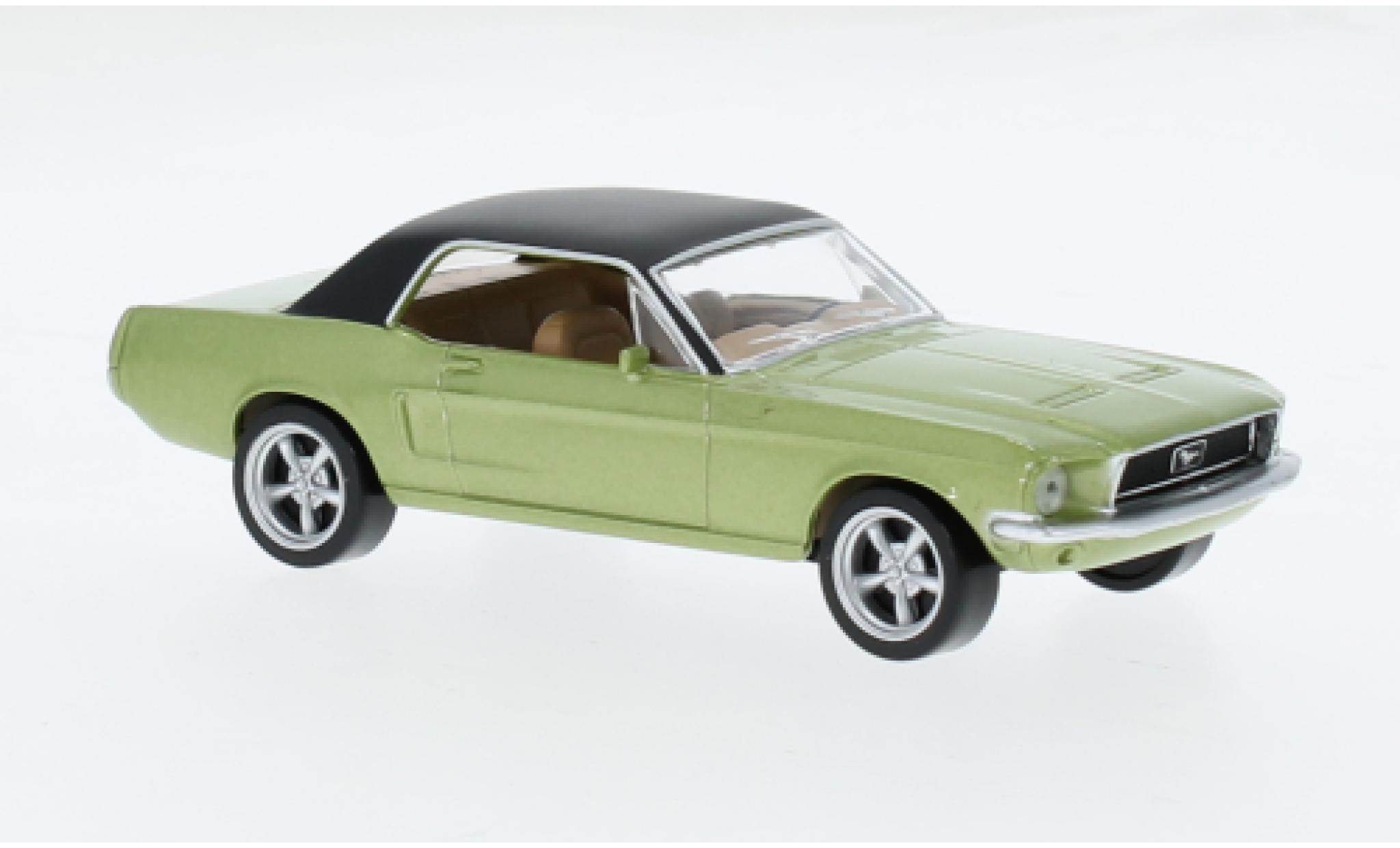 Ford Mustang 1/43 Norev metallise green/black 1968 1:43 diecast model cars