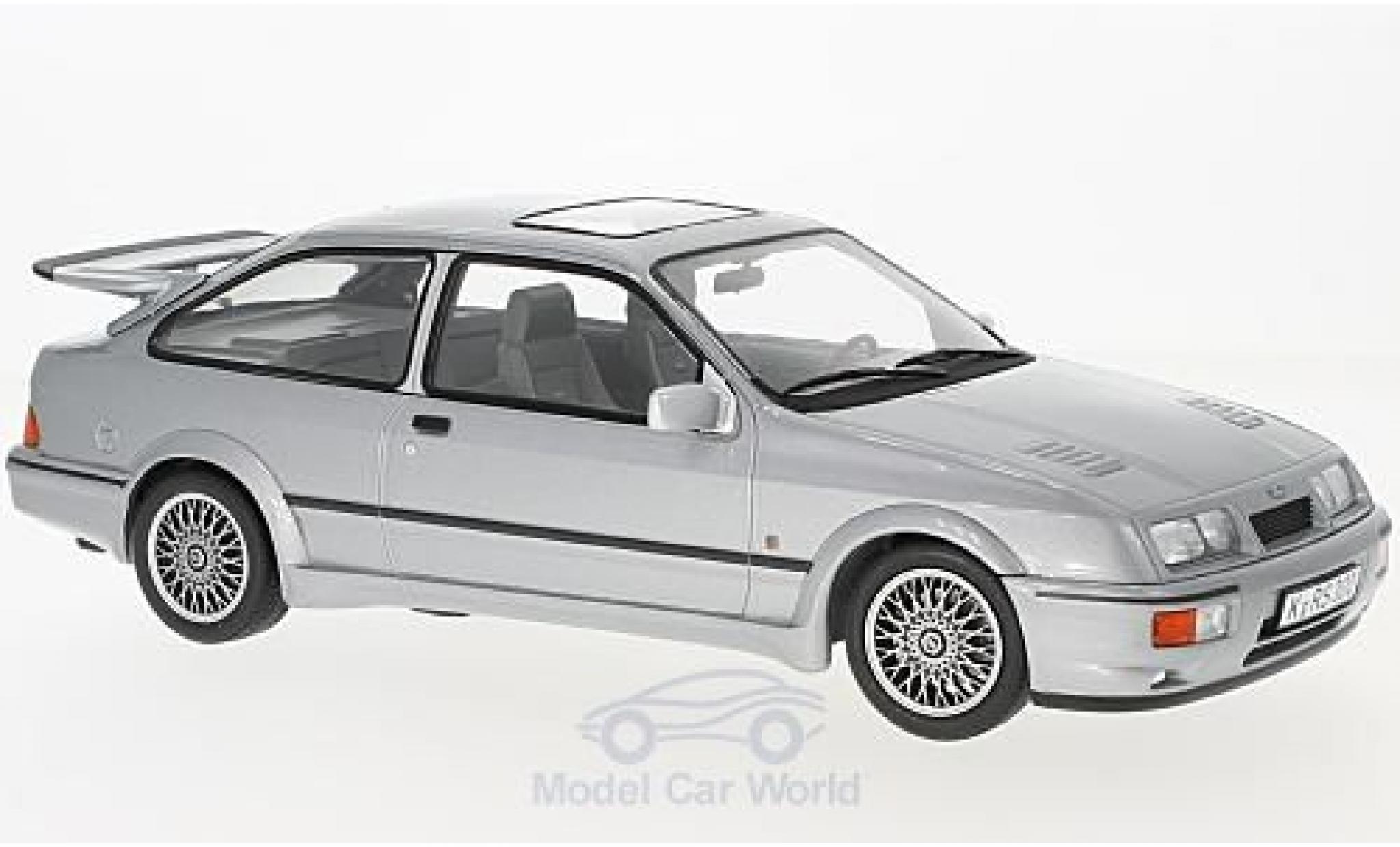 Ford Sierra Cosworth 1/18 Norev RS Cosworth metallic grey 1986 diecast model cars