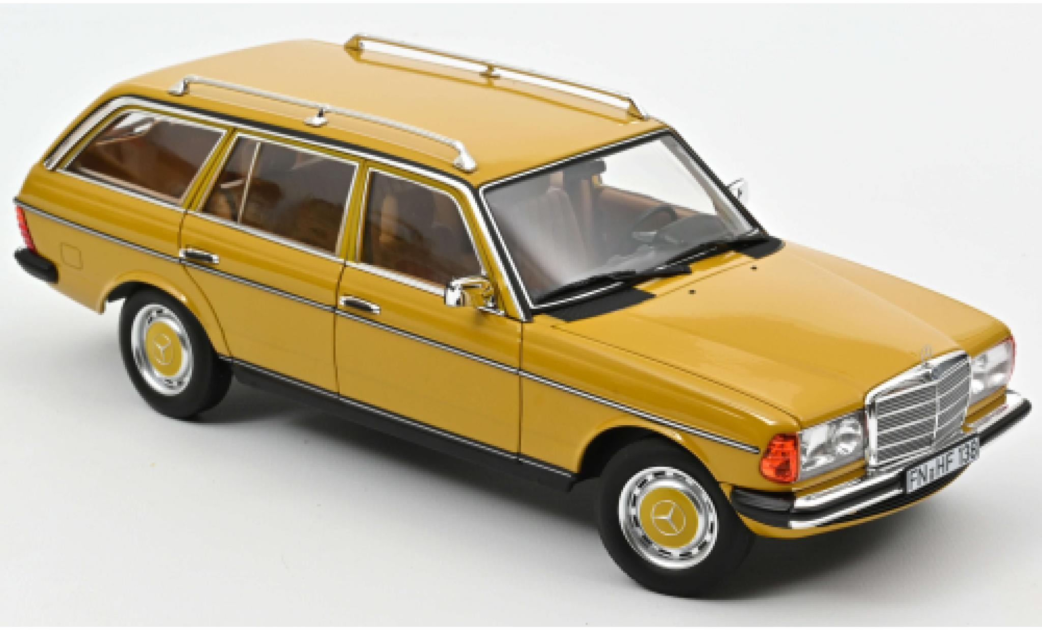 Mercedes 200 1/18 Norev T (S123) yellow 1982 diecast model cars