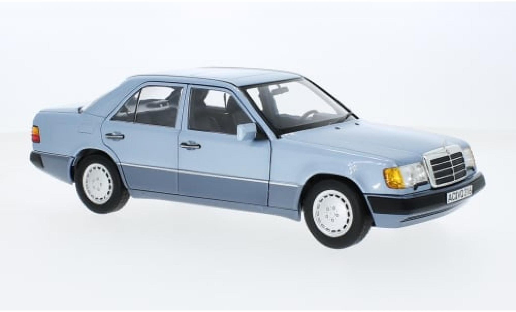 Mercedes 230 1/18 Norev E (W124) metallise blue 1990 1:18 diecast model cars