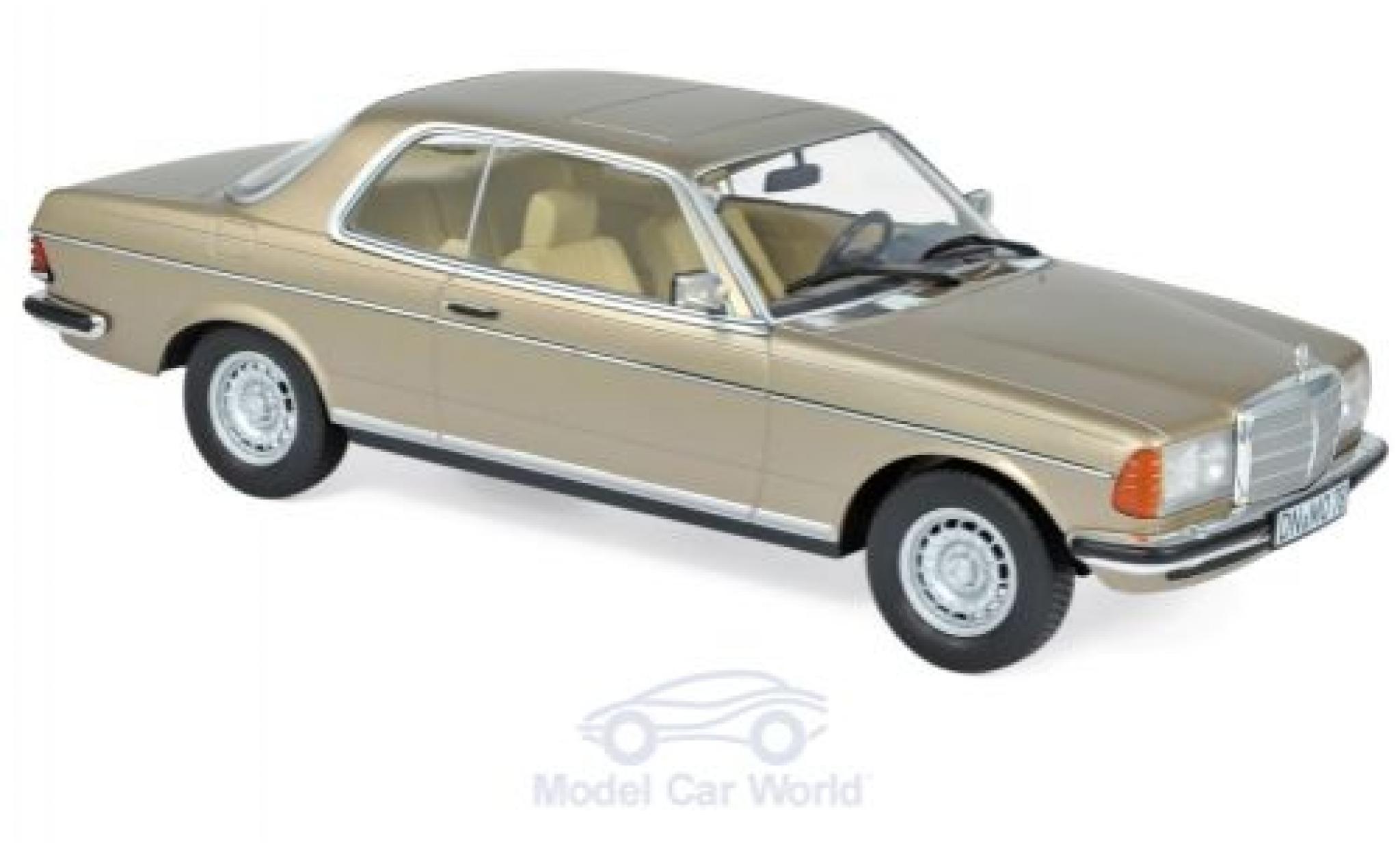 Mercedes 280 1/18 Norev CE (C123) metallic beige 1980 diecast model cars