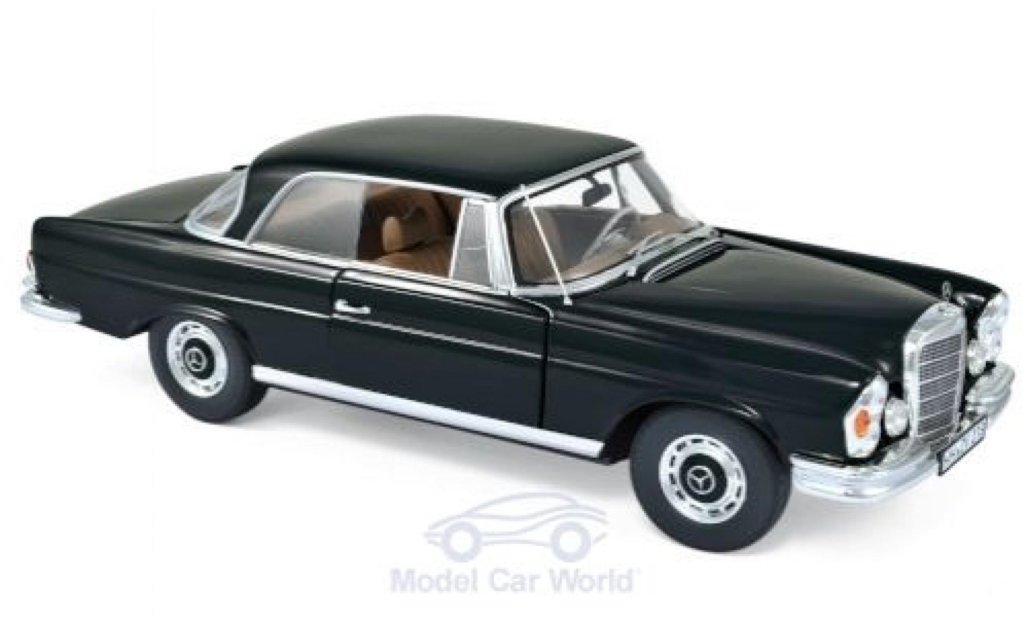 Mercedes 280 1/18 Norev SE (W111) Coupe black 1969 diecast model cars