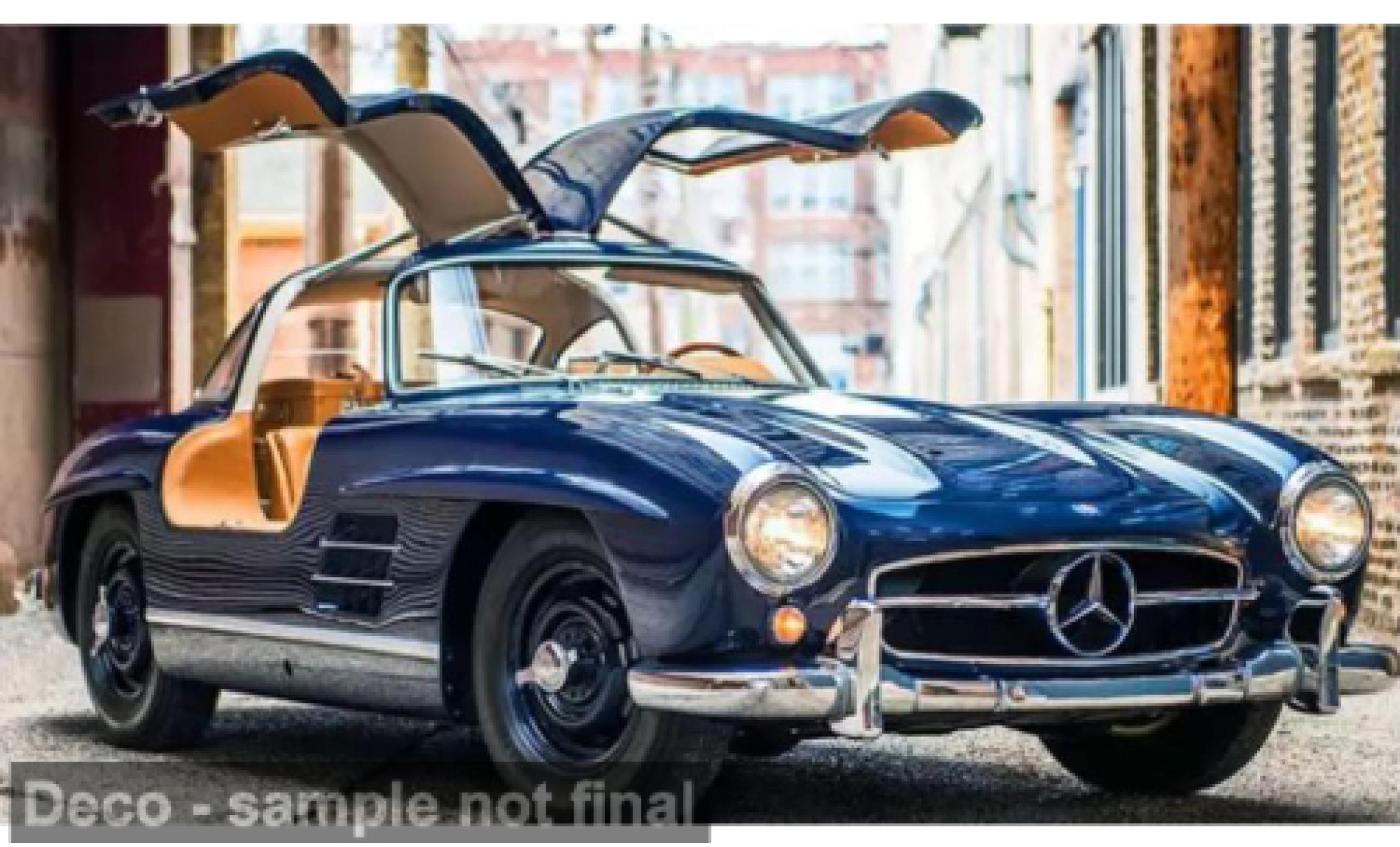 Mercedes 300 1/18 Norev SL blue 1954 1:18 diecast model cars