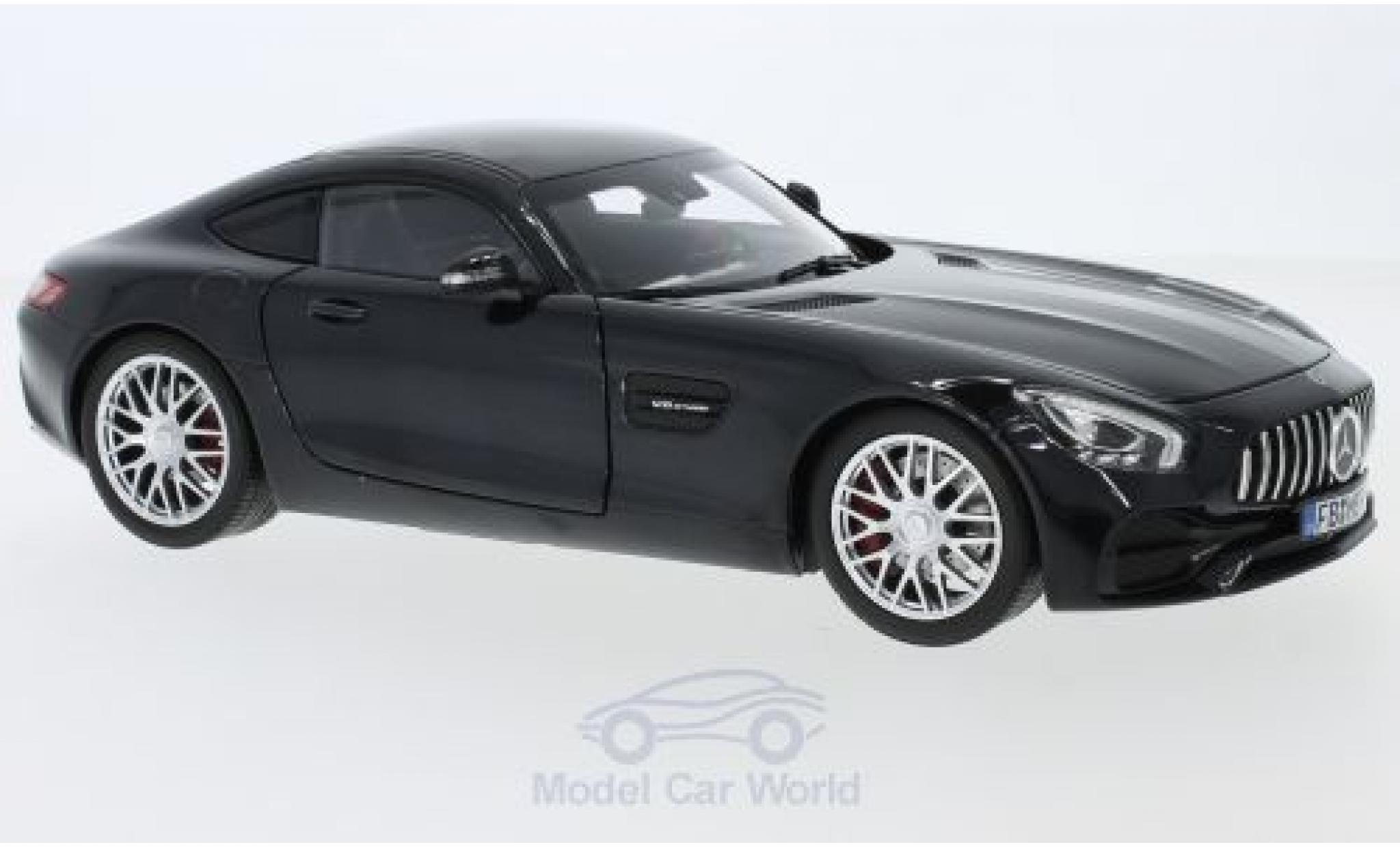 Mercedes AMG GT 1/18 Norev S metallic black 2018 diecast model cars