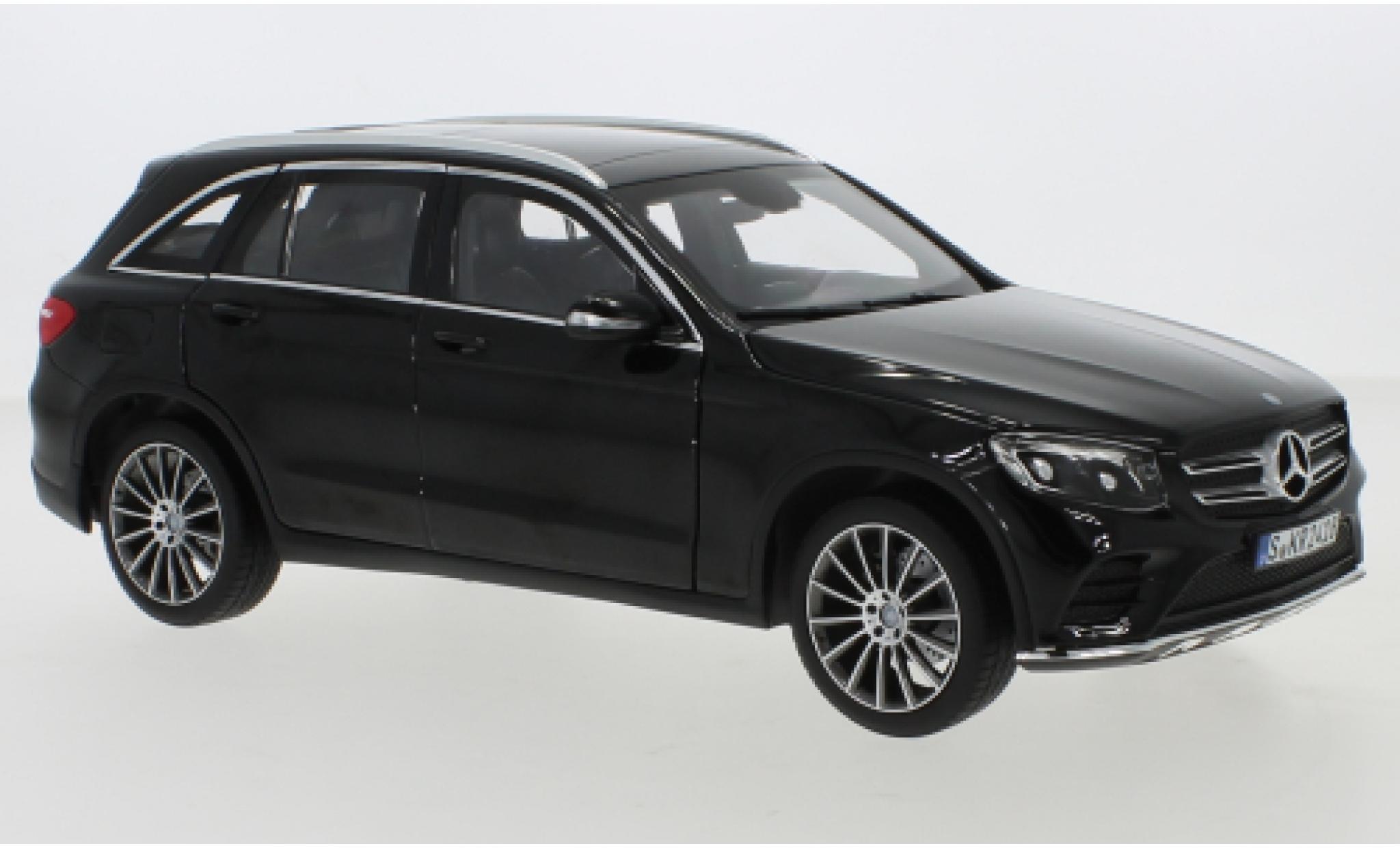 Mercedes Classe GLC 1/18 Norev GLC (X253) black 2015 diecast model cars