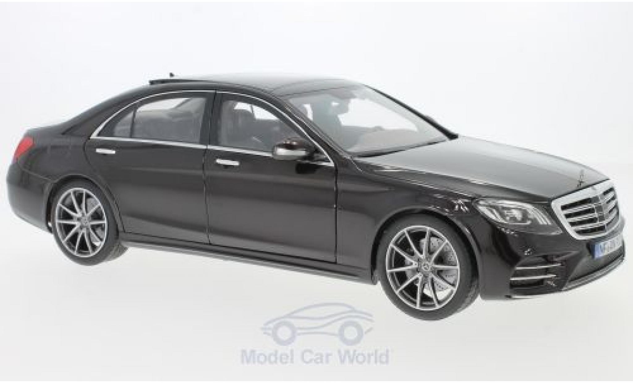 Mercedes CLA 1/18 Norev S-Class AMG Line metallic black 2018 diecast model cars