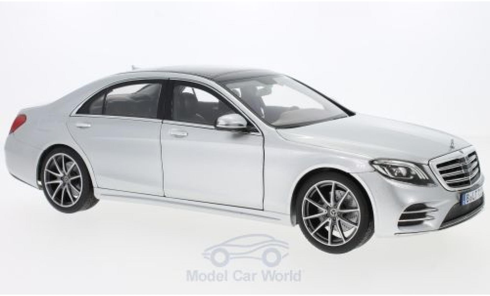 Mercedes CLA 1/18 Norev S-Class AMG Line grey 2018 diecast model cars