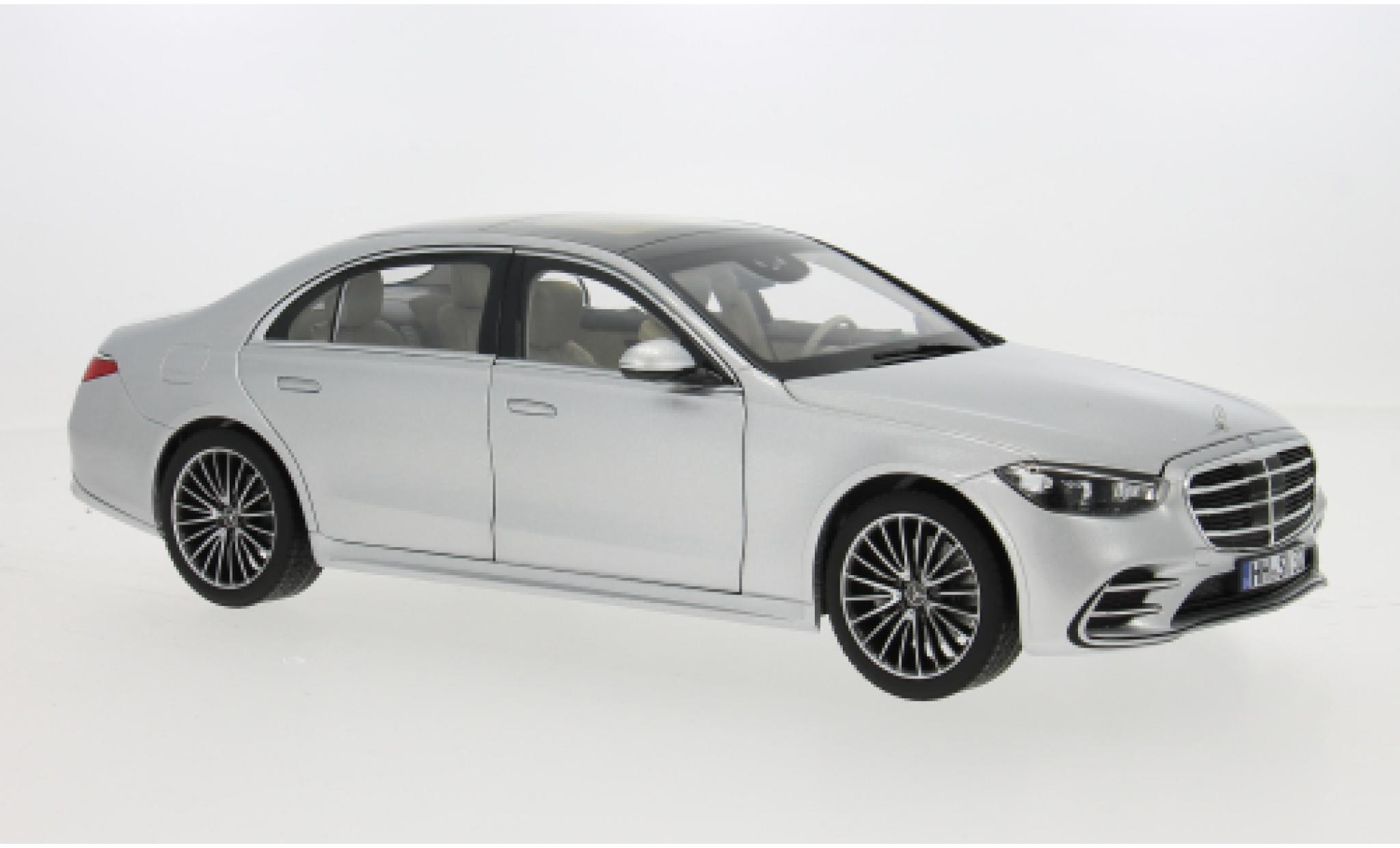 Mercedes Classe S 1/18 Norev AMG-Line silver 2021 1:18 diecast model cars