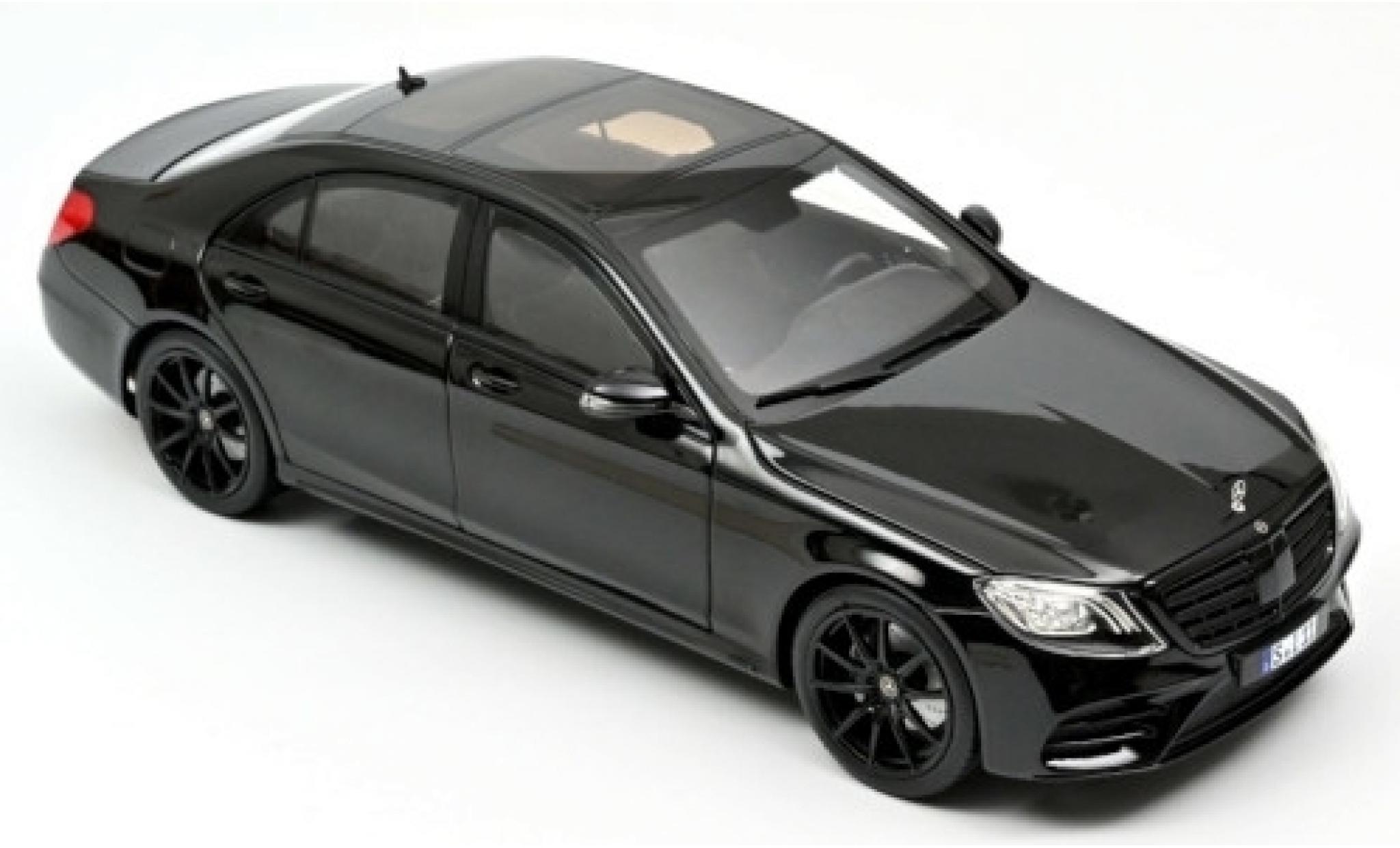 Mercedes Classe S 1/18 Norev (W222) AMG-Line black 2018 diecast model cars
