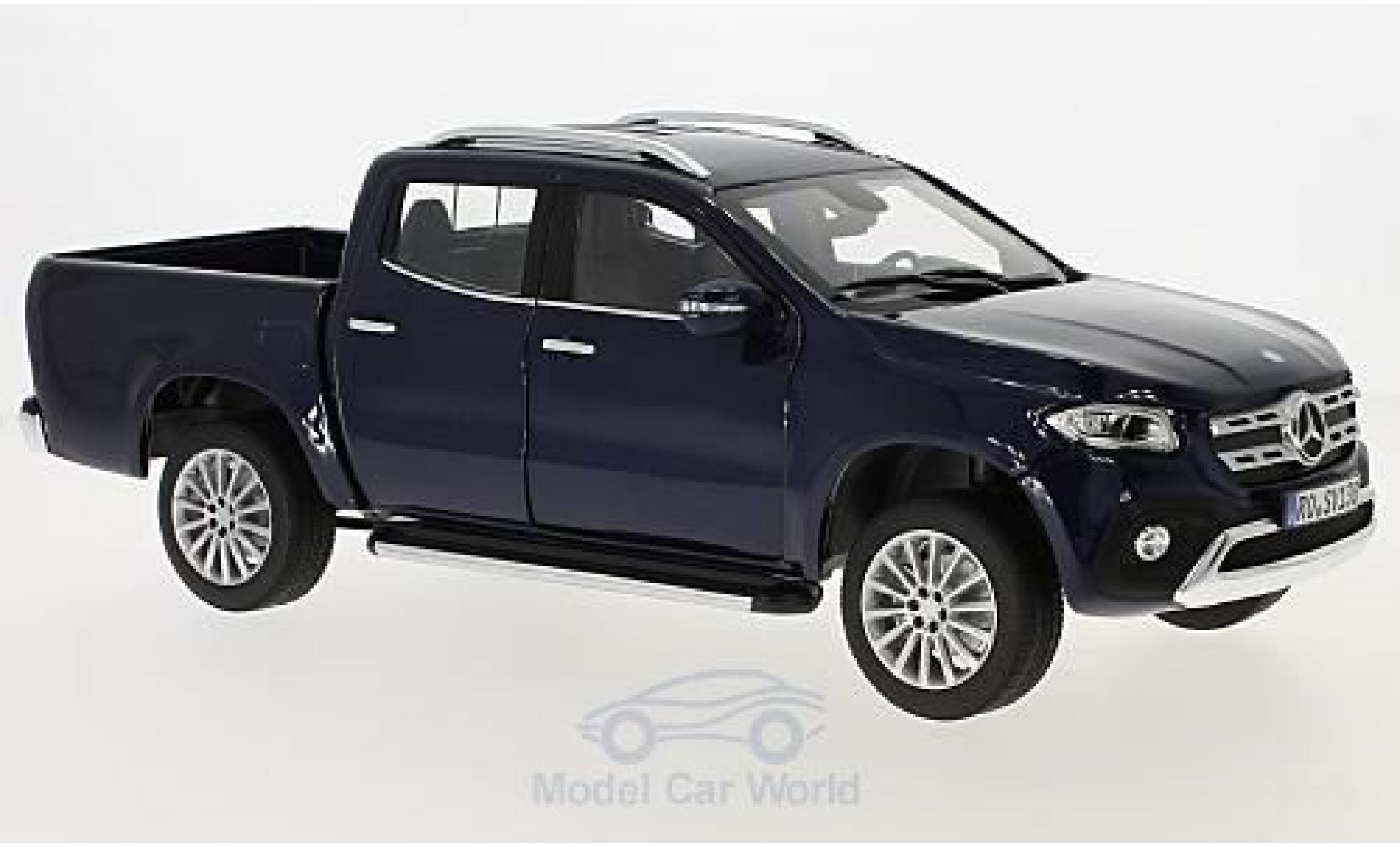 Mercedes CLA 1/18 Norev X-Class metallic blue 2018 diecast model cars