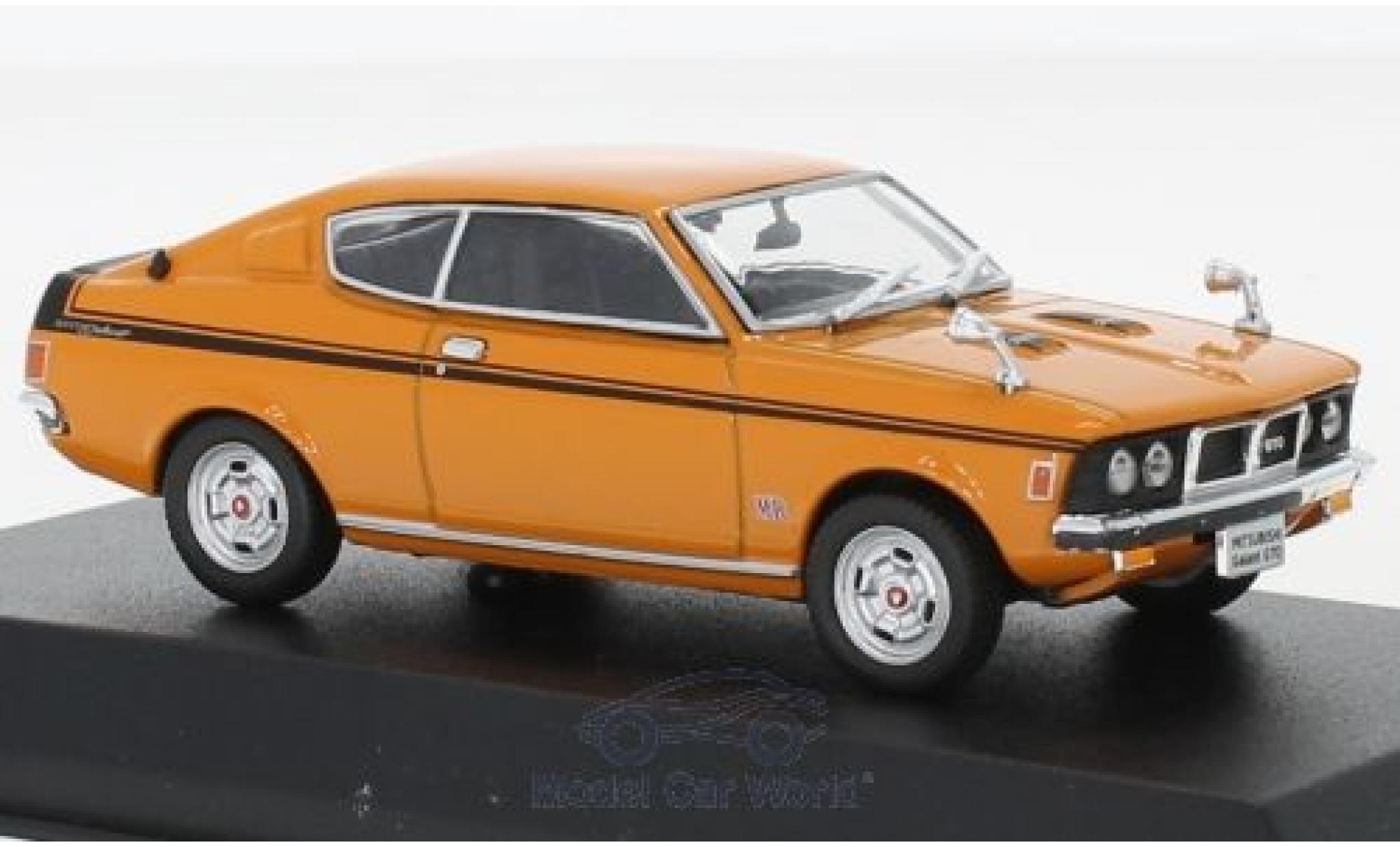 Mitsubishi Galant 1/43 Norev GTO orange RHD 1970 diecast model cars
