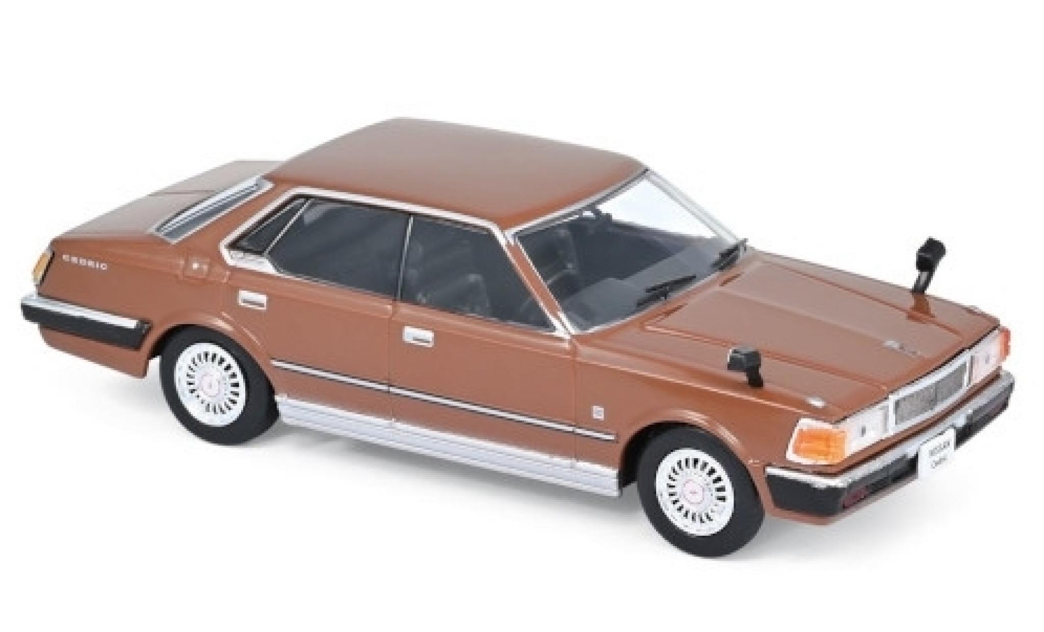 Nissan Cedric 1/43 Norev 430 brown RHD 1979 diecast model cars
