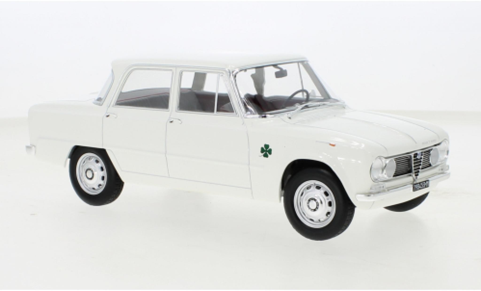 Alfa Romeo Giulia 1/18 Norev TI Super white 1963 diecast model cars