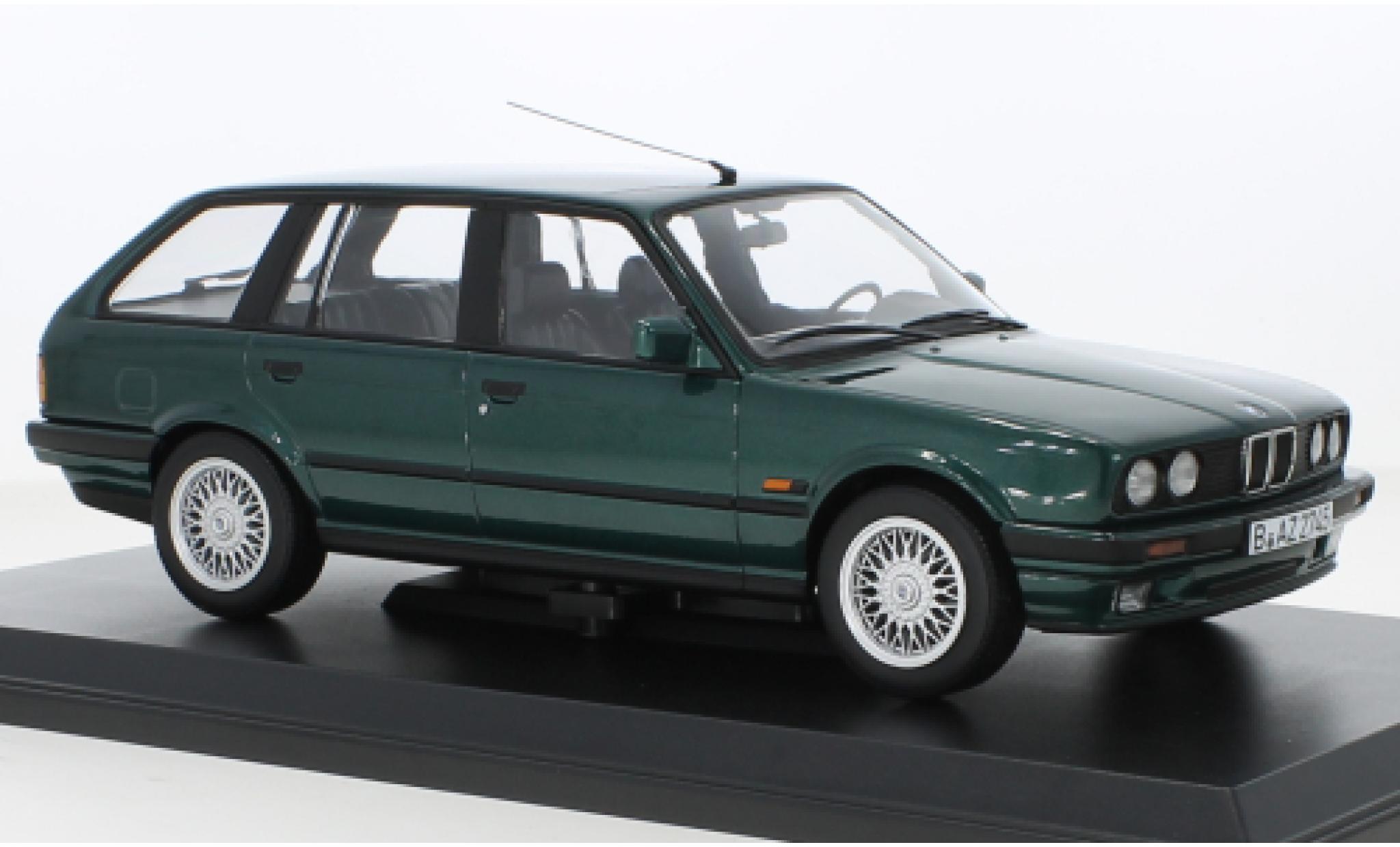 Bmw 325 1/18 Norev i (E30) Touring metallise green 1990 diecast model cars