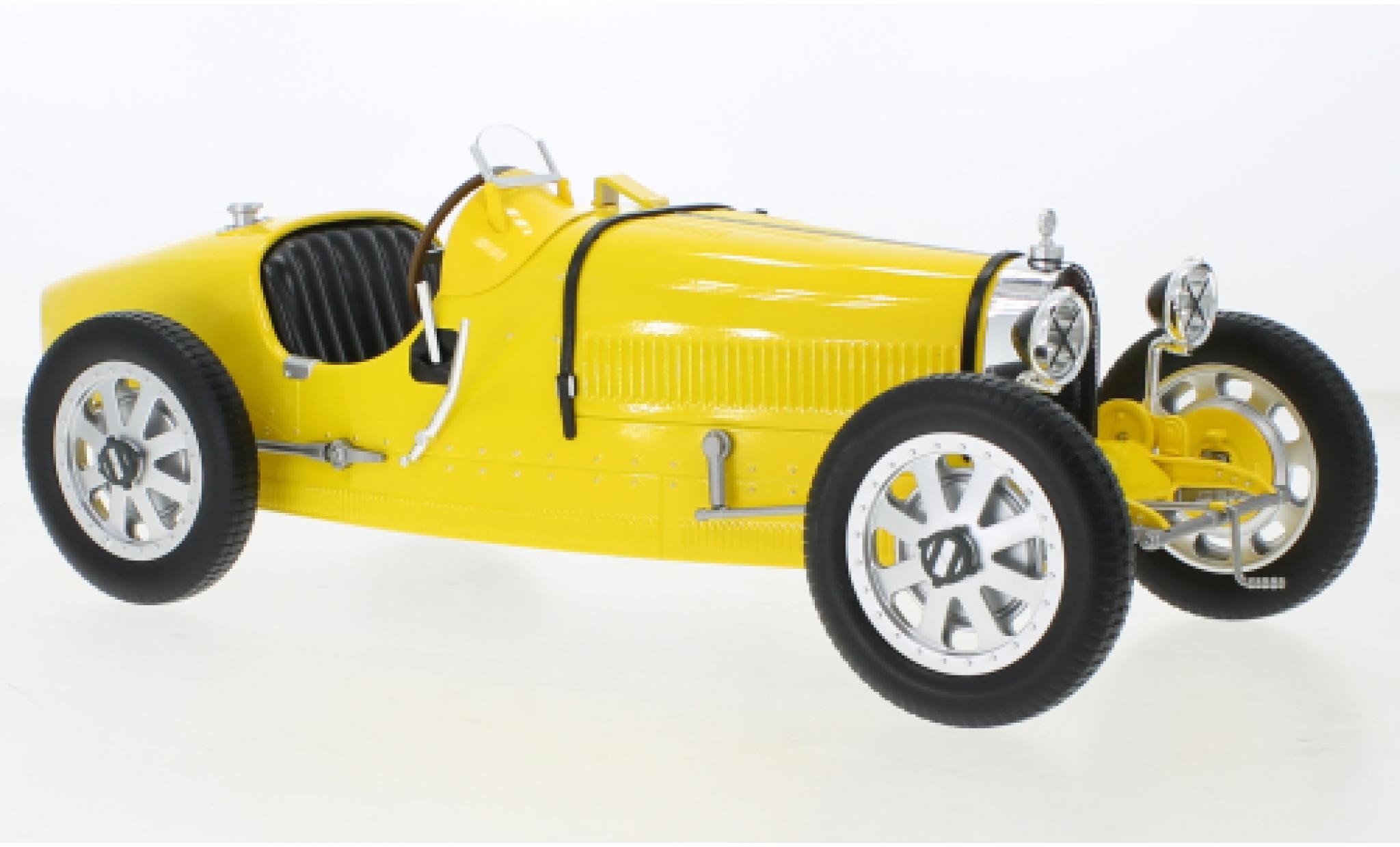 Bugatti 35 1/12 Norev T yellow RHD 1925 diecast model cars