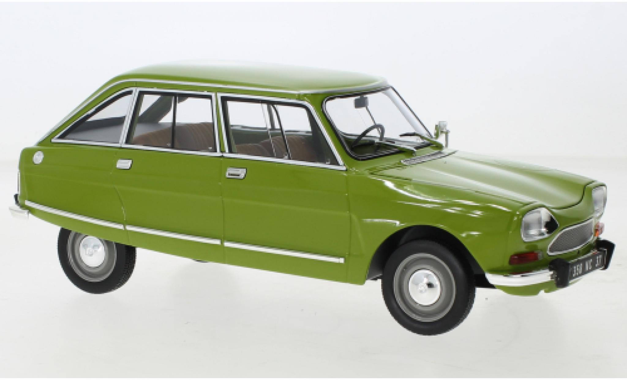 Citroen Ami 8 1/18 Norev Club green 1969 diecast model cars