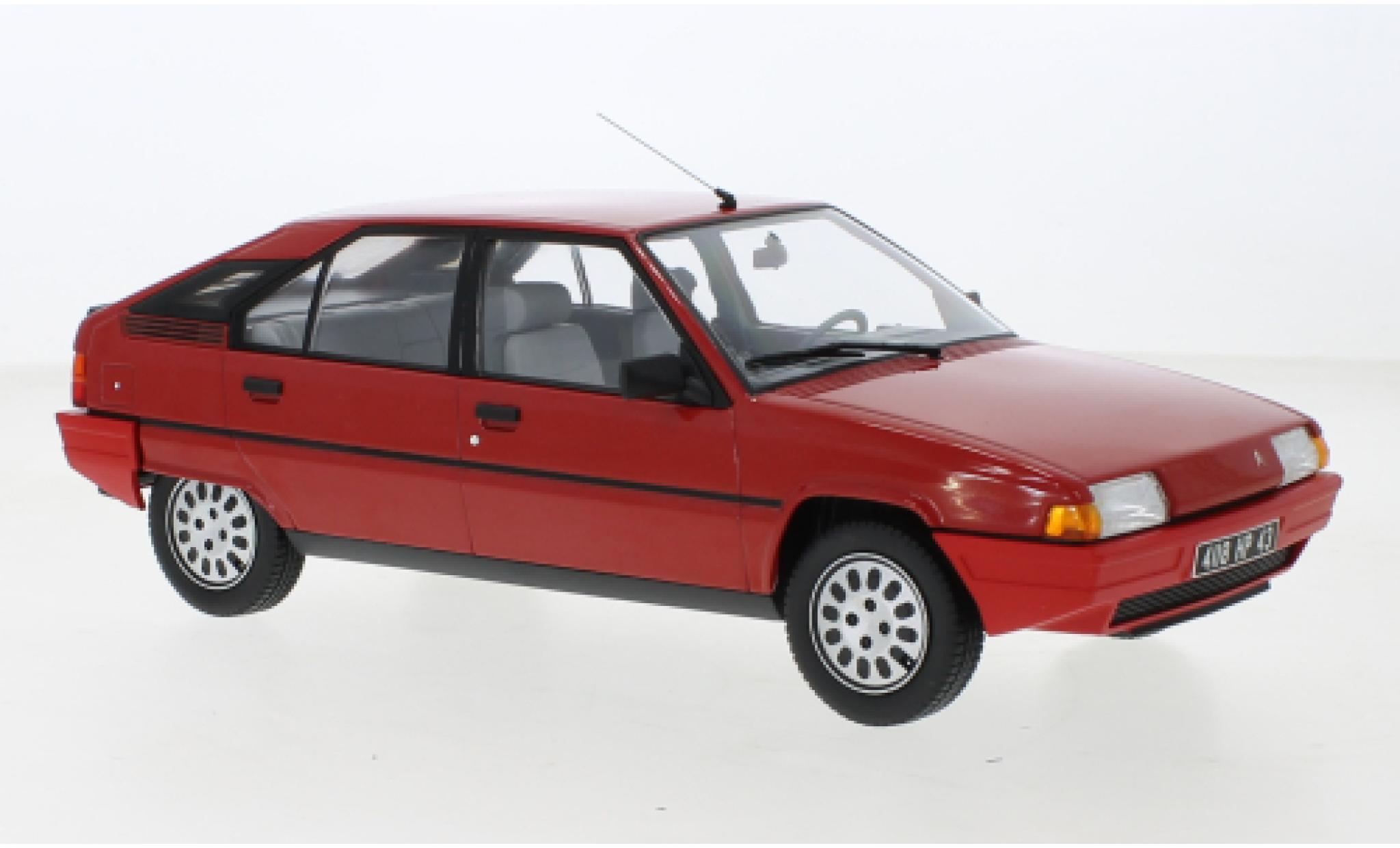 Citroen BX 1/18 Norev 16 TRS red 1983 diecast model cars