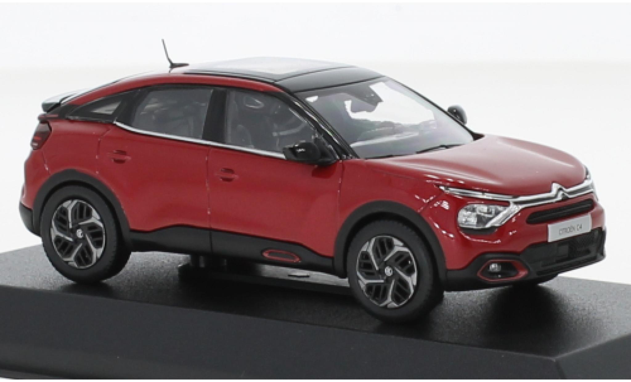 Citroen C4 1/43 Norev metallise red 2020 diecast model cars
