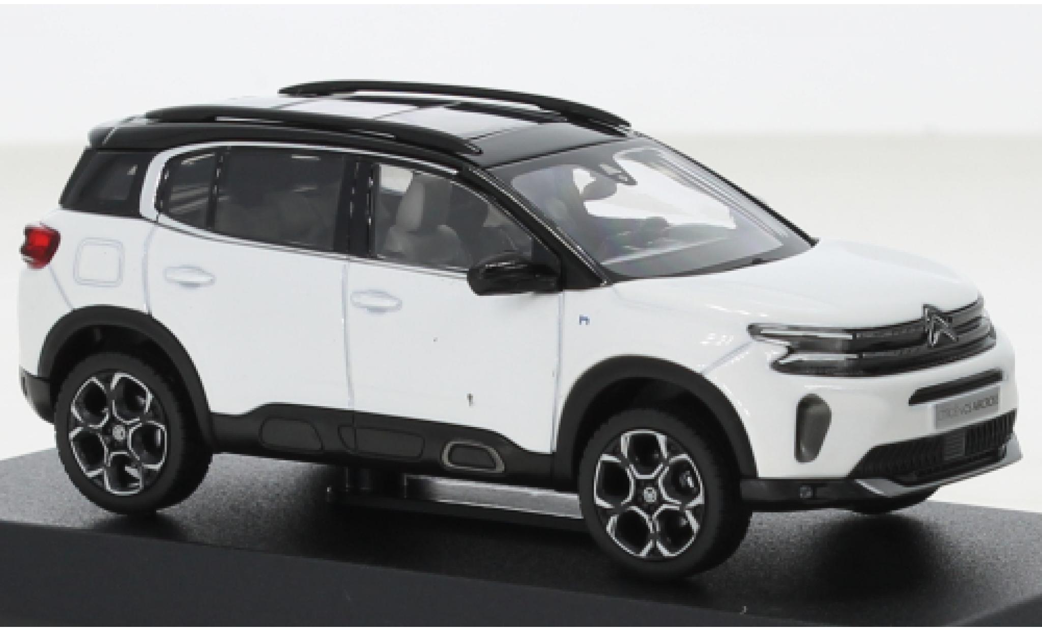 Citroen C5 1/43 Norev Aircross metallise white/black 2022 diecast model cars