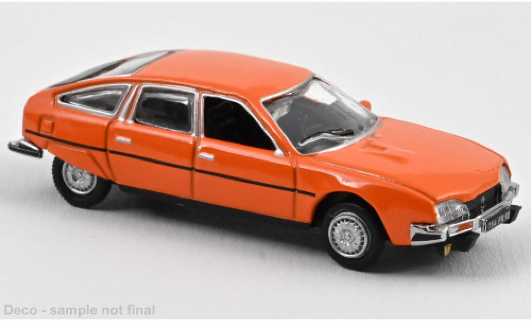 Citroen CX 1/87 Norev 2400 GTi orange 1977 diecast model cars