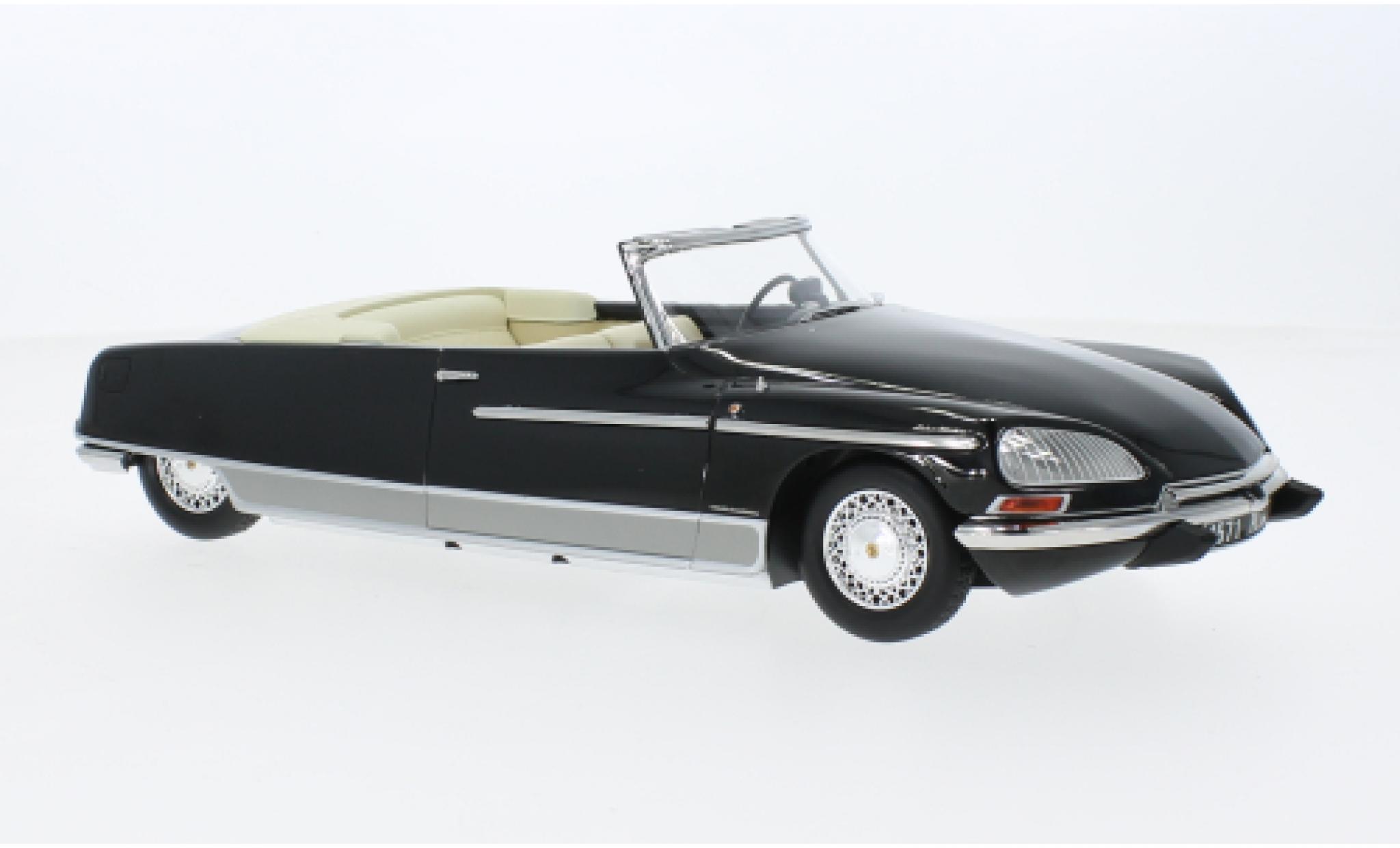Citroen DS 1/18 Norev 21 Palm Beach black 1968 diecast model cars