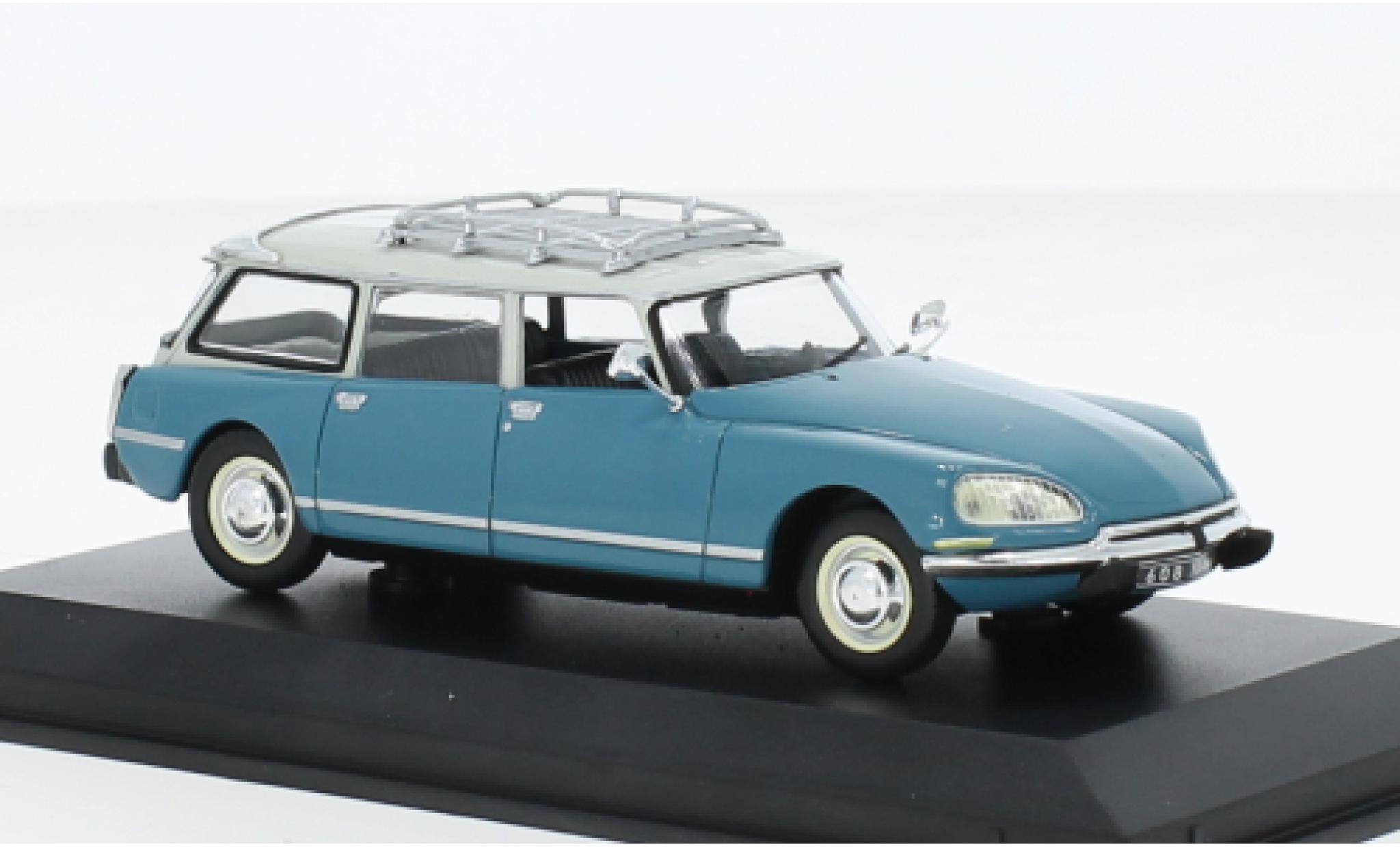 Citroen DS 1/43 Norev 23 Estate blue clair/grey clair 1974 diecast model cars