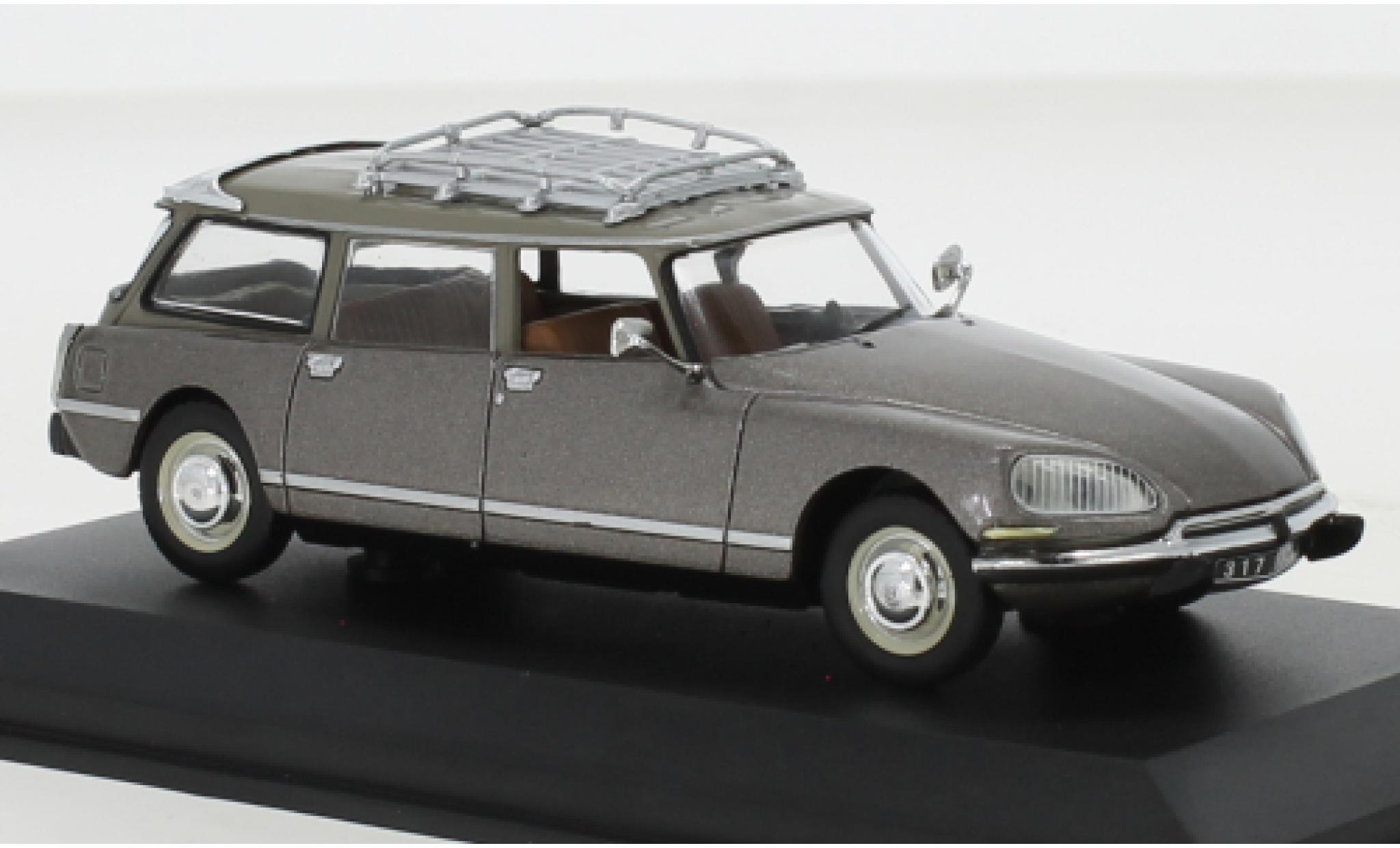 Citroen DS 1/43 Norev 23 Estate metallise grey 1974 diecast model cars