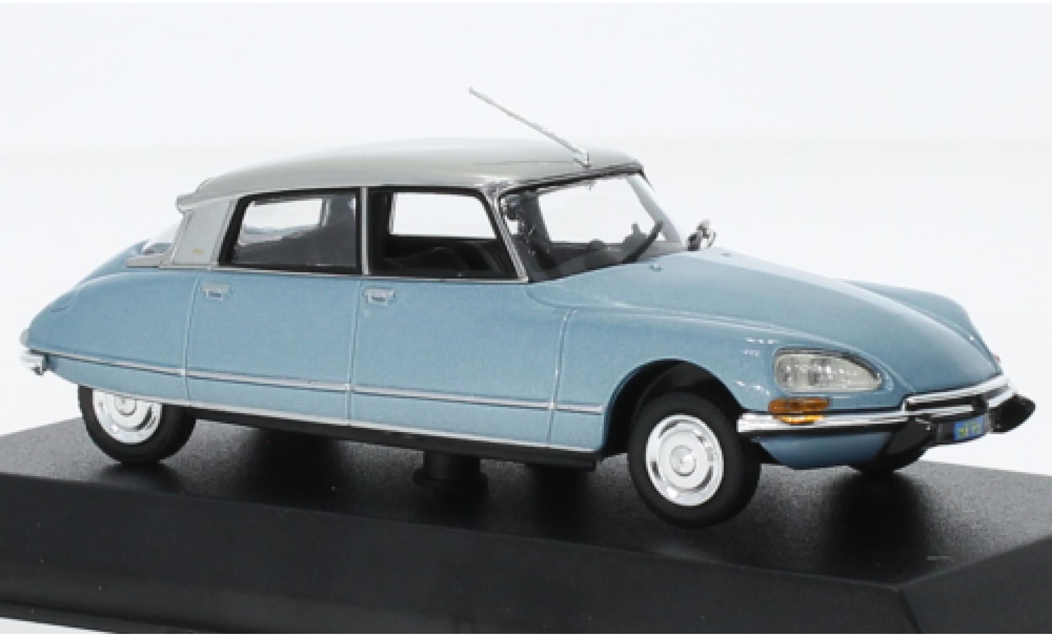 Citroen DS 1/43 Norev 23 Pallas metallise blue clair/d 1973 diecast model cars