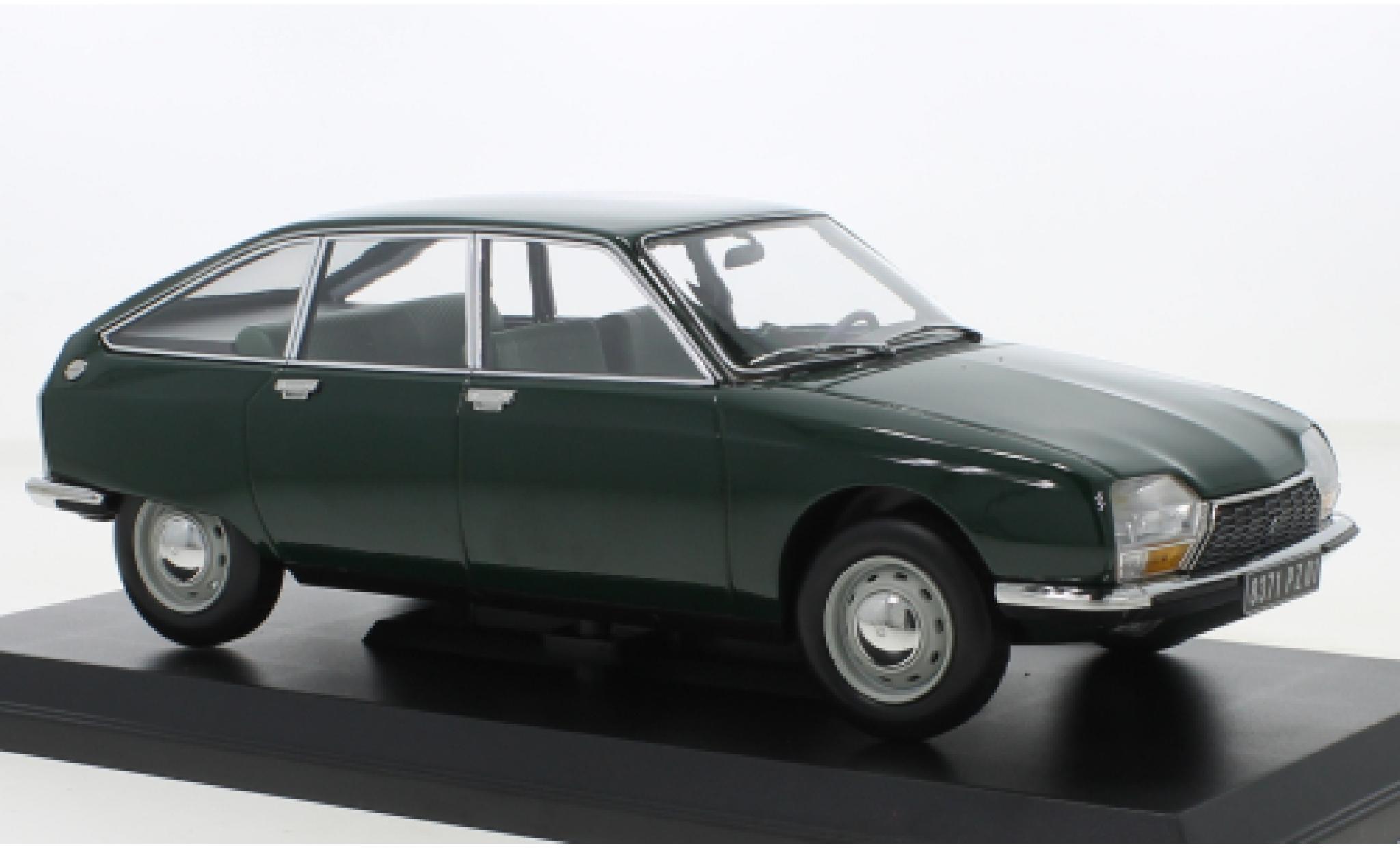 Citroen GS 1/18 Norev Club green 1972 diecast model cars