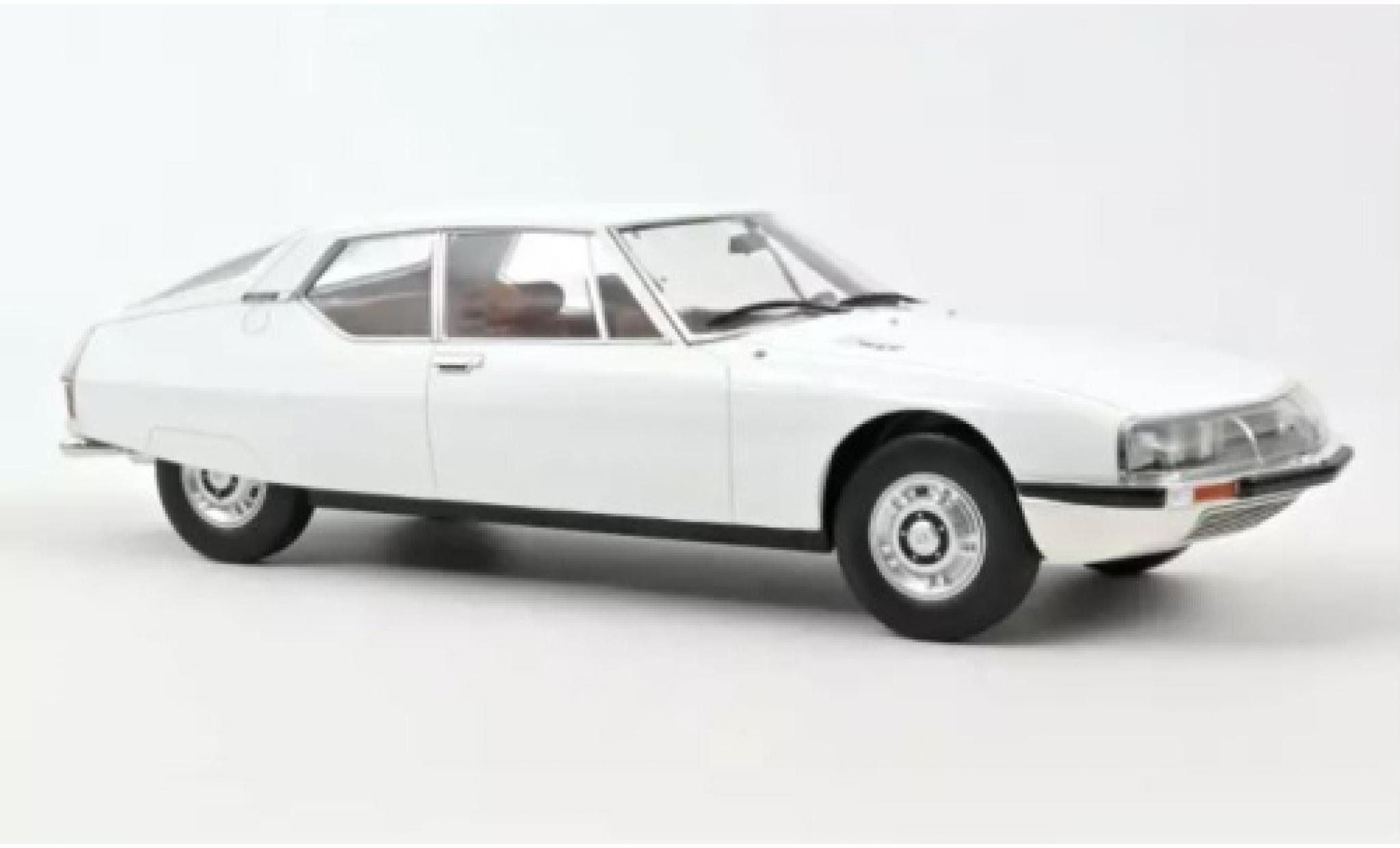 Citroen SM 1/12 Norev white 1970 diecast model cars