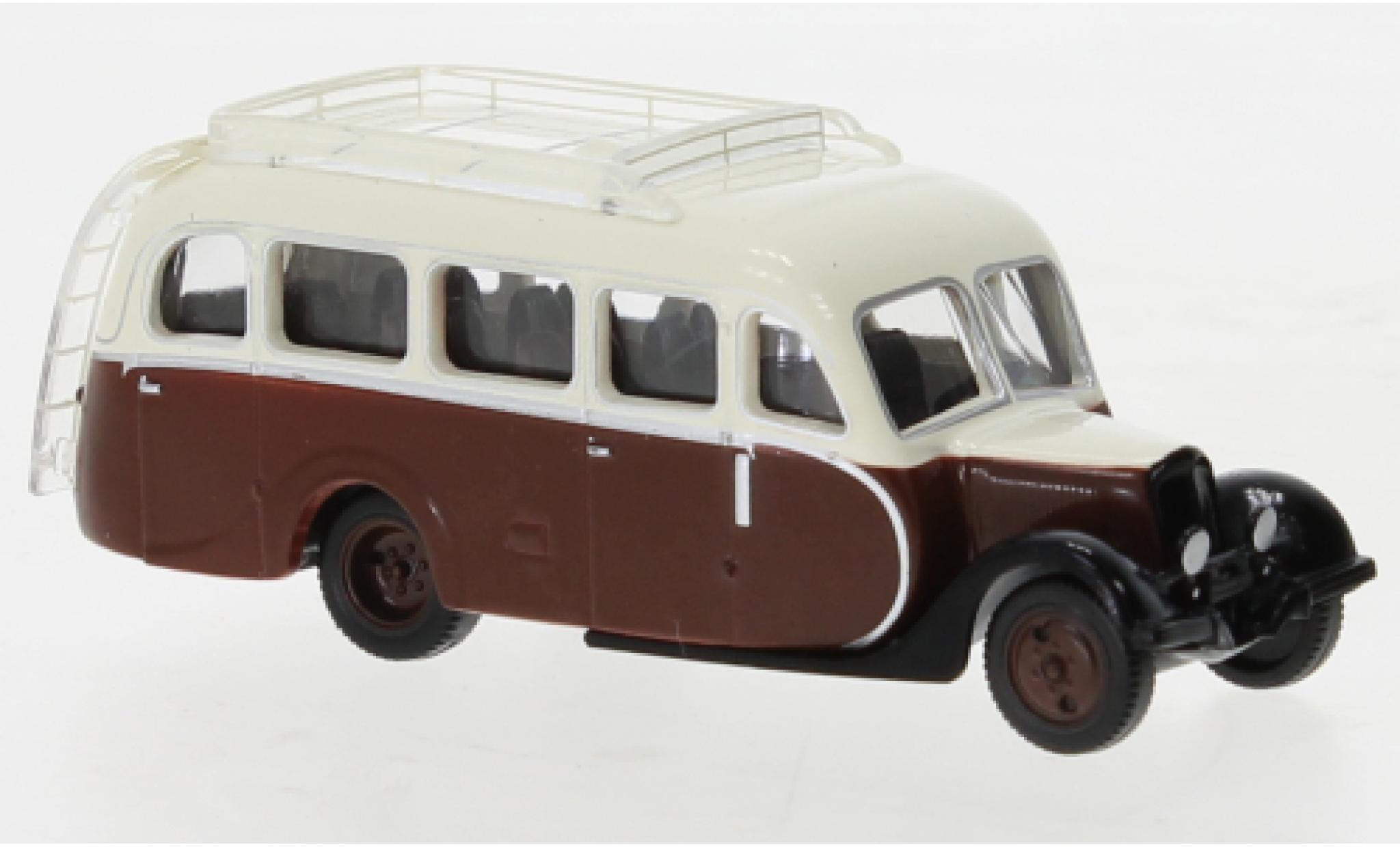 Citroen U23 1/87 Norev Autocar brown/beige 1947 diecast model cars