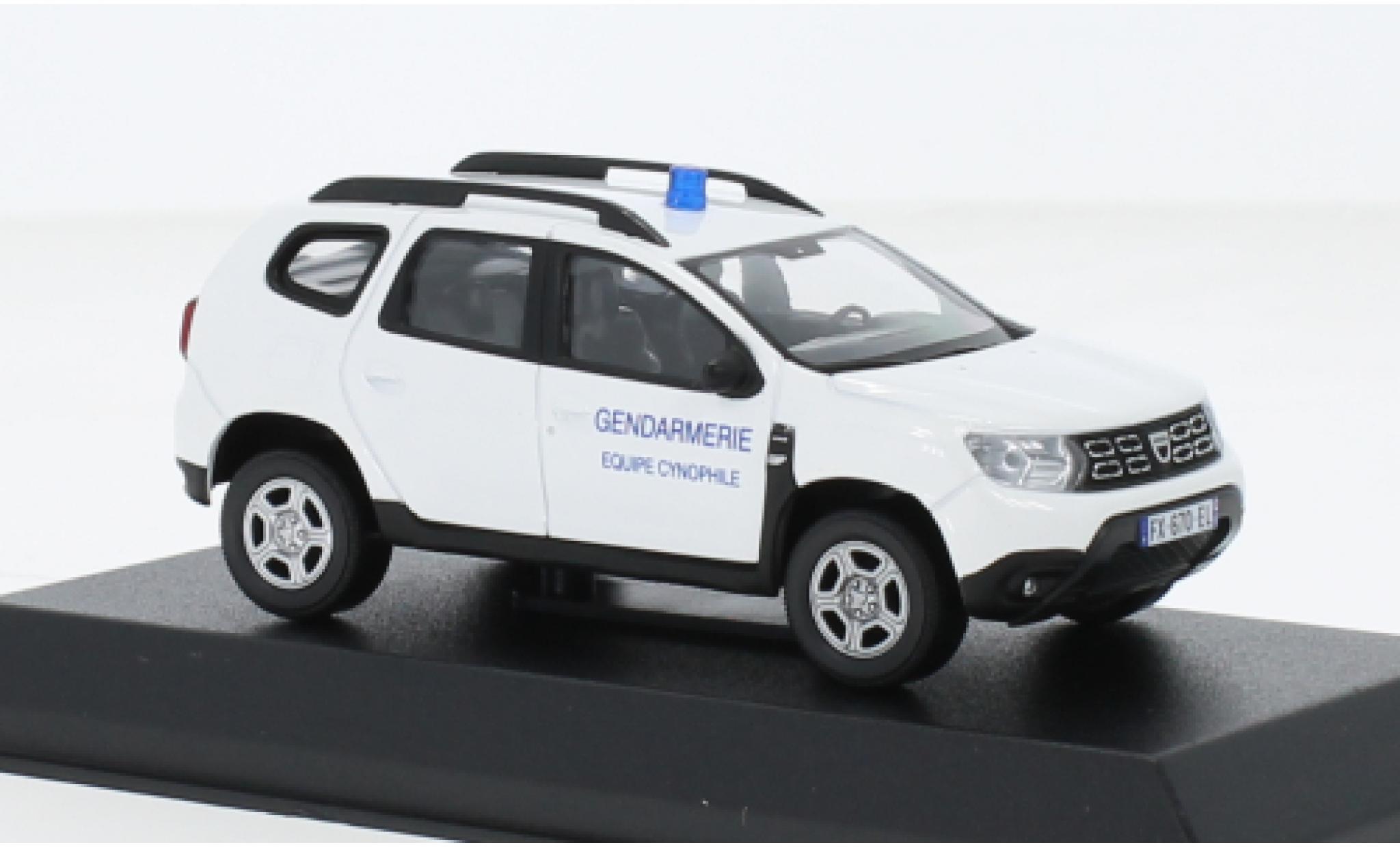 Dacia Duster 1/43 Norev Gendamerie - Equipe Cynophile 2020 diecast model cars