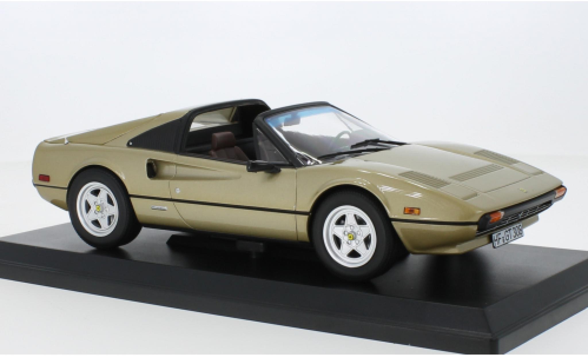 Ferrari 308 1/18 Norev GTS metallise beige 1982 diecast model cars