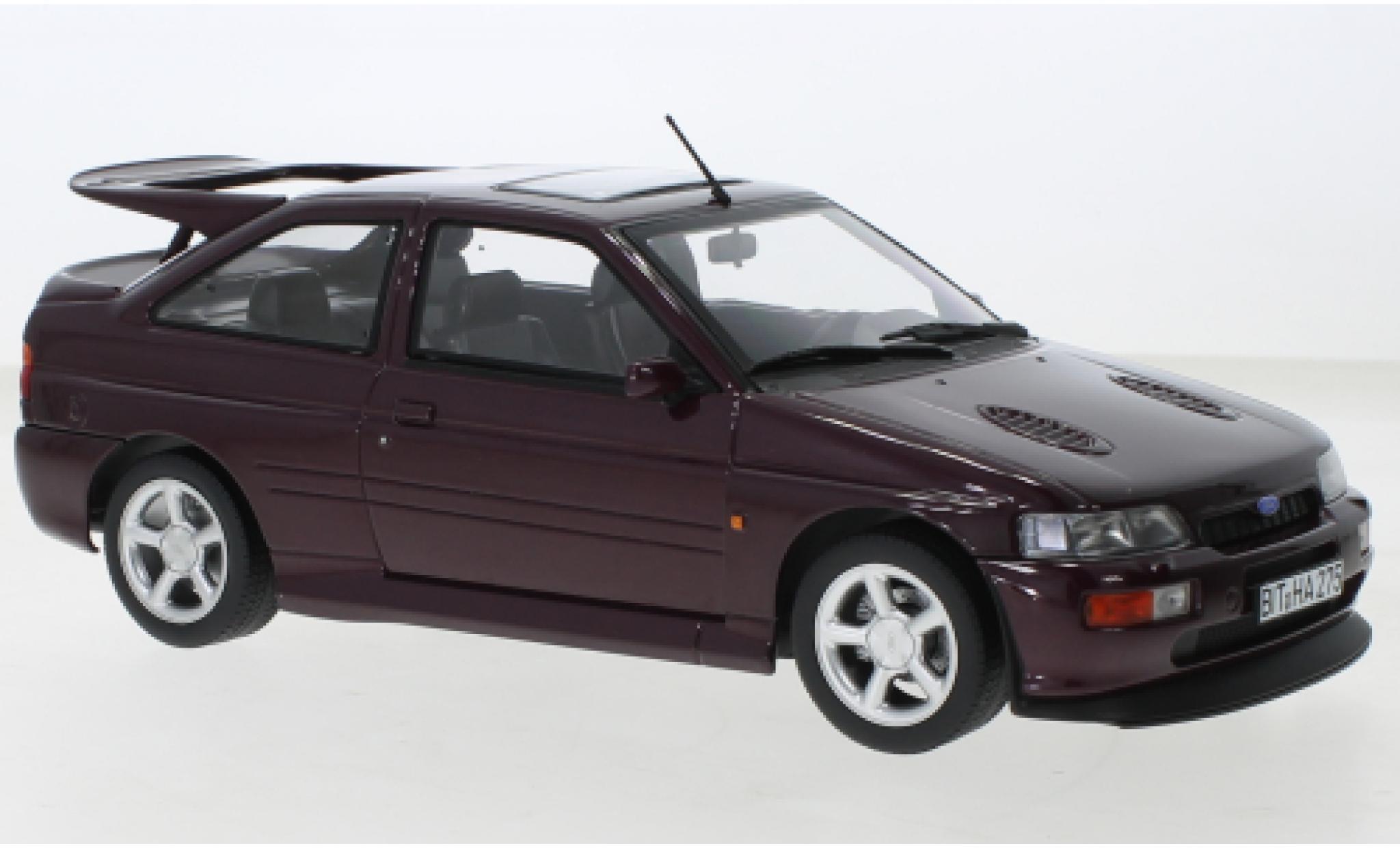 Ford Escort 1/18 Norev RS Cosworth metallise purple 1992 diecast model cars