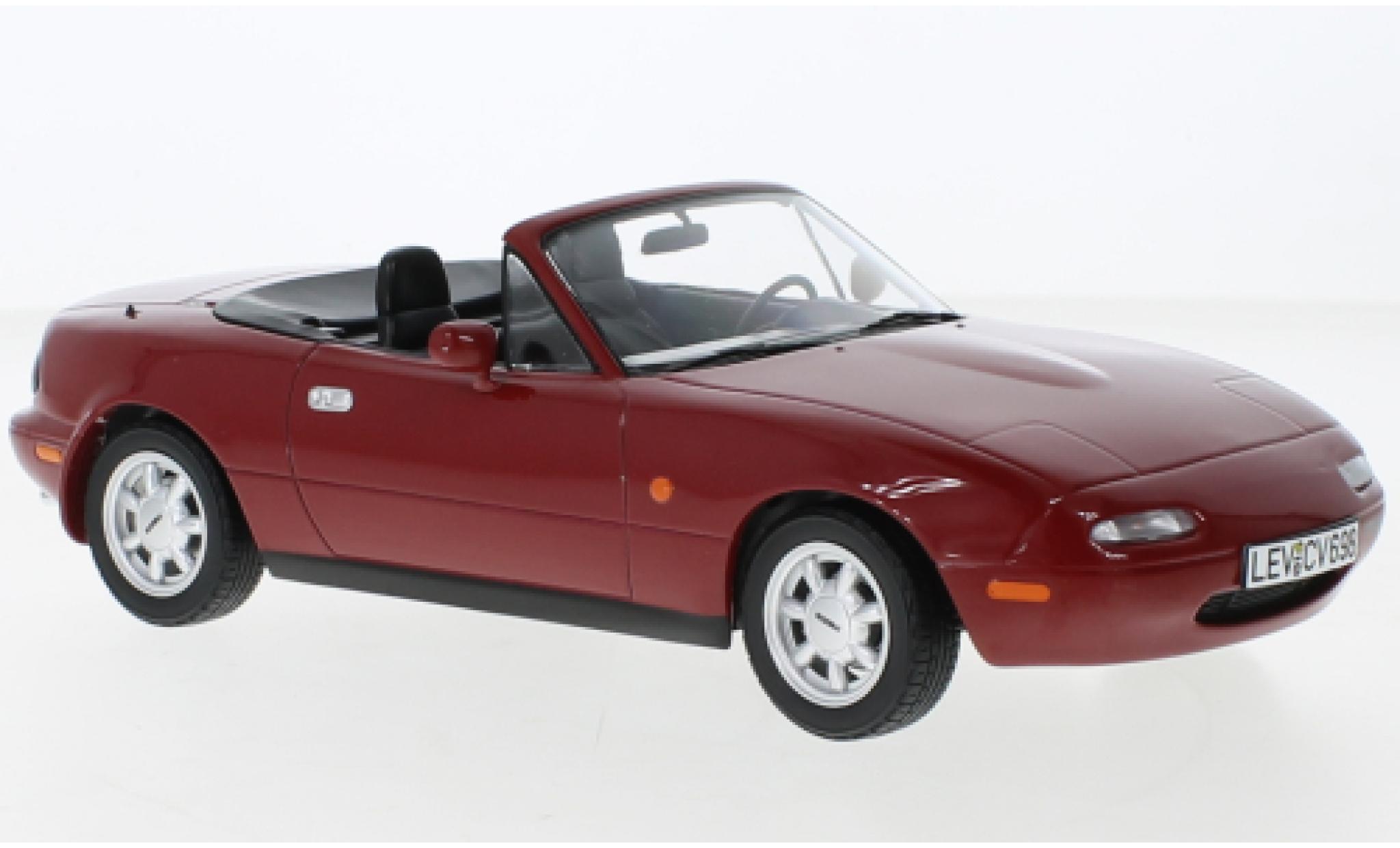 Mazda MX 1/18 Norev -5 red 1989 diecast model cars
