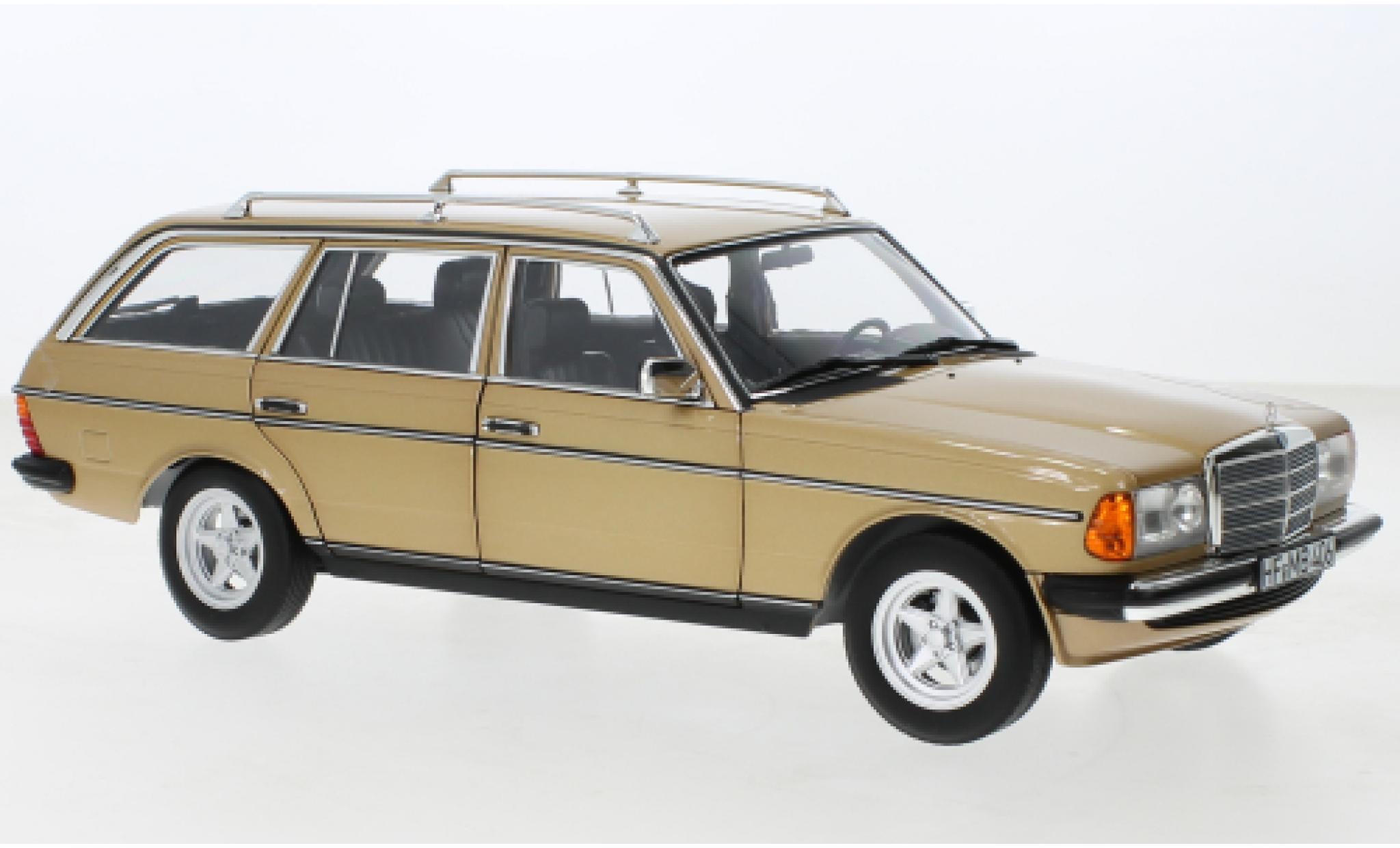 Mercedes 200 1/18 Norev T (S123) AMG metallise beige 1982 diecast model cars