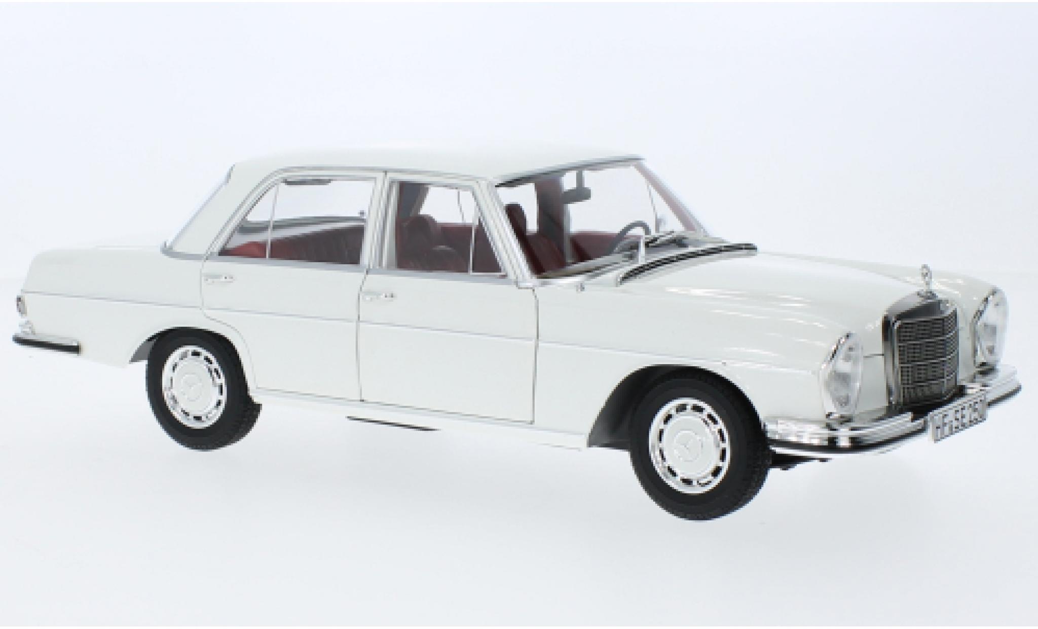 Mercedes 250 1/18 Norev SE (W108) white 1967 diecast model cars