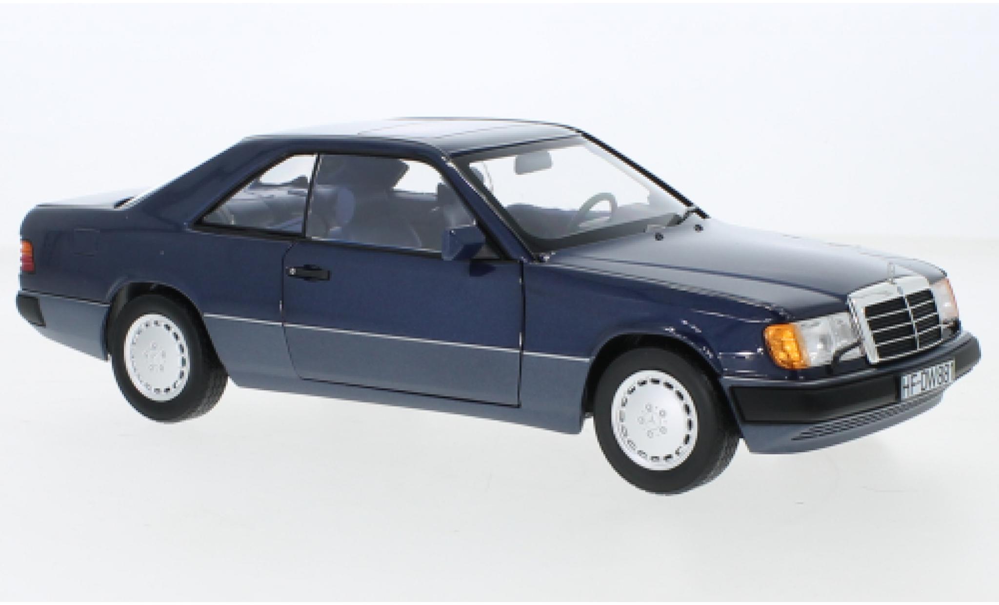 Mercedes Classe E 1/18 Norev 300 CE-24 (C124) metallise blue 1990 diecast model cars